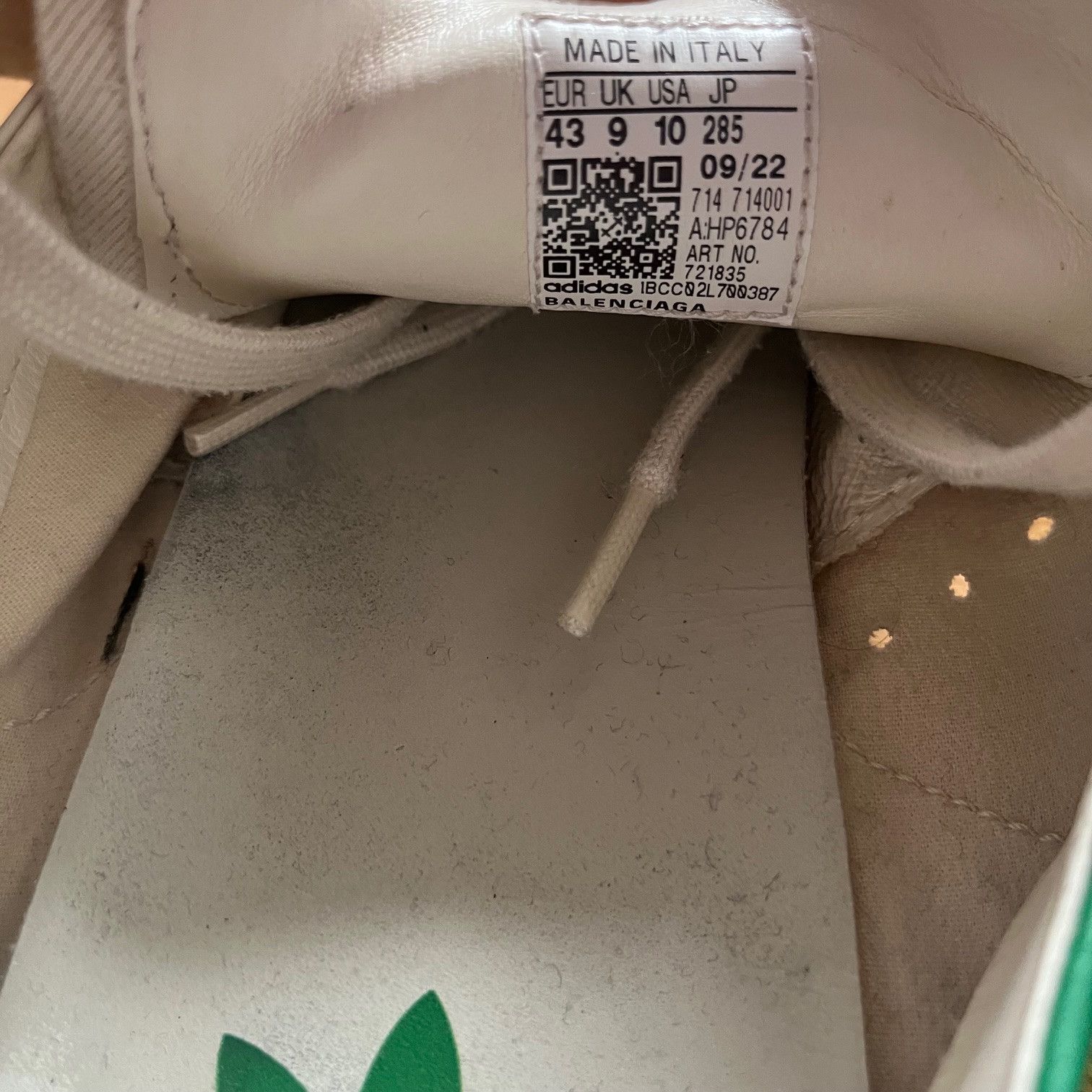 Adidas × Balenciaga Balenciaga x adidas Stan Smith Size US 10 / EU 43 - 3 Thumbnail