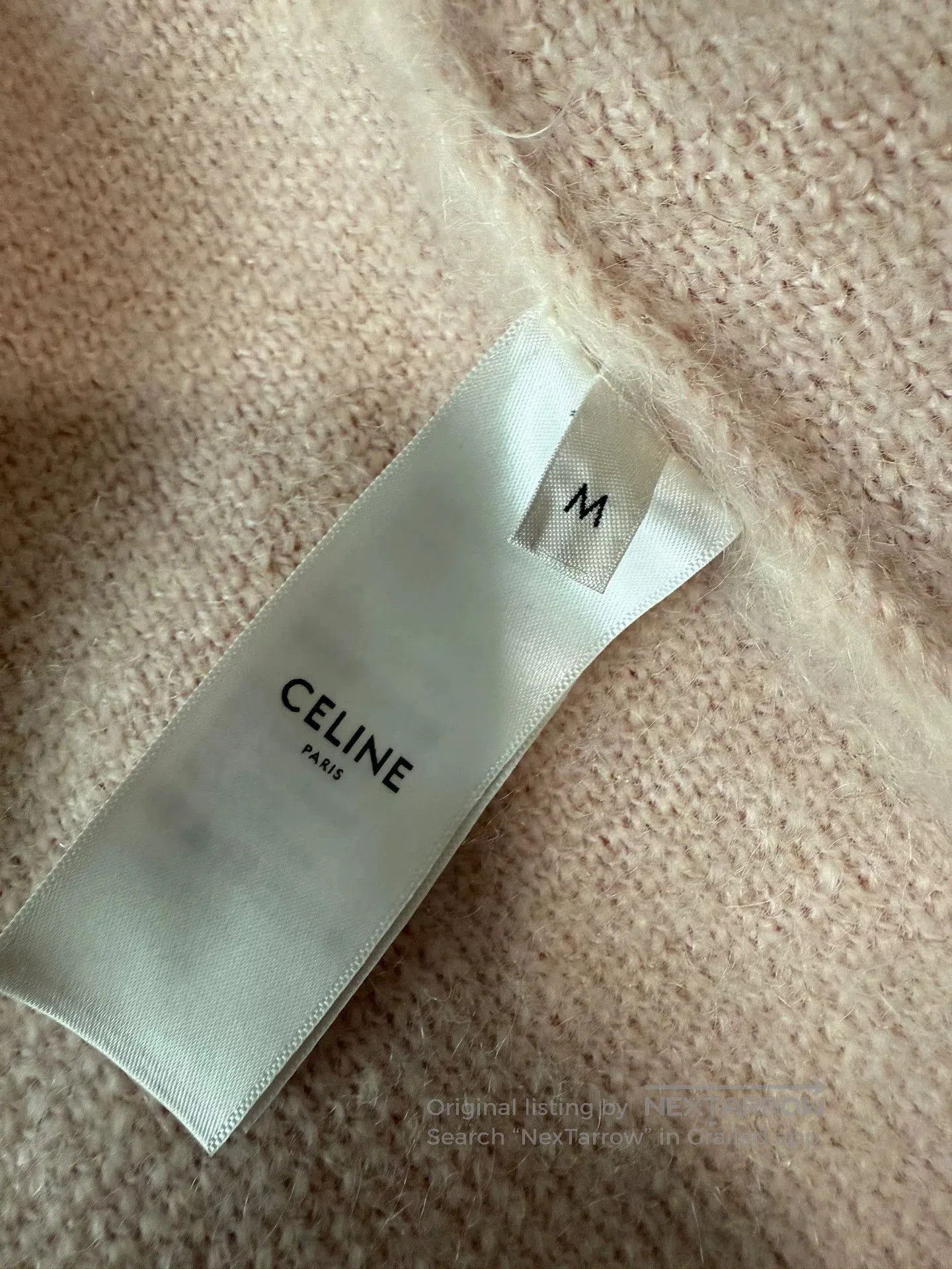 Celine Celine Nude Pink Gold Button Cardigan. Size M / US 6-8 / IT 42-44 - 9 Thumbnail