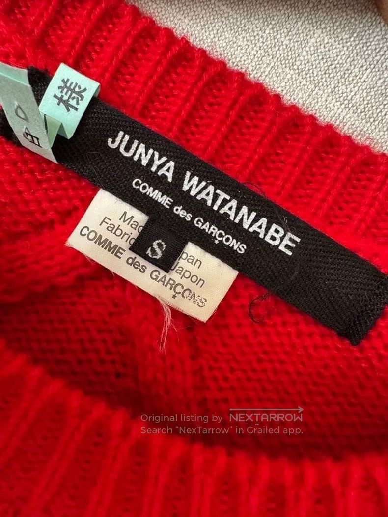 Junya Watanabe Junya Watanabe Red Wool Sweater Size S / US 4 / IT 40 - 3 Thumbnail