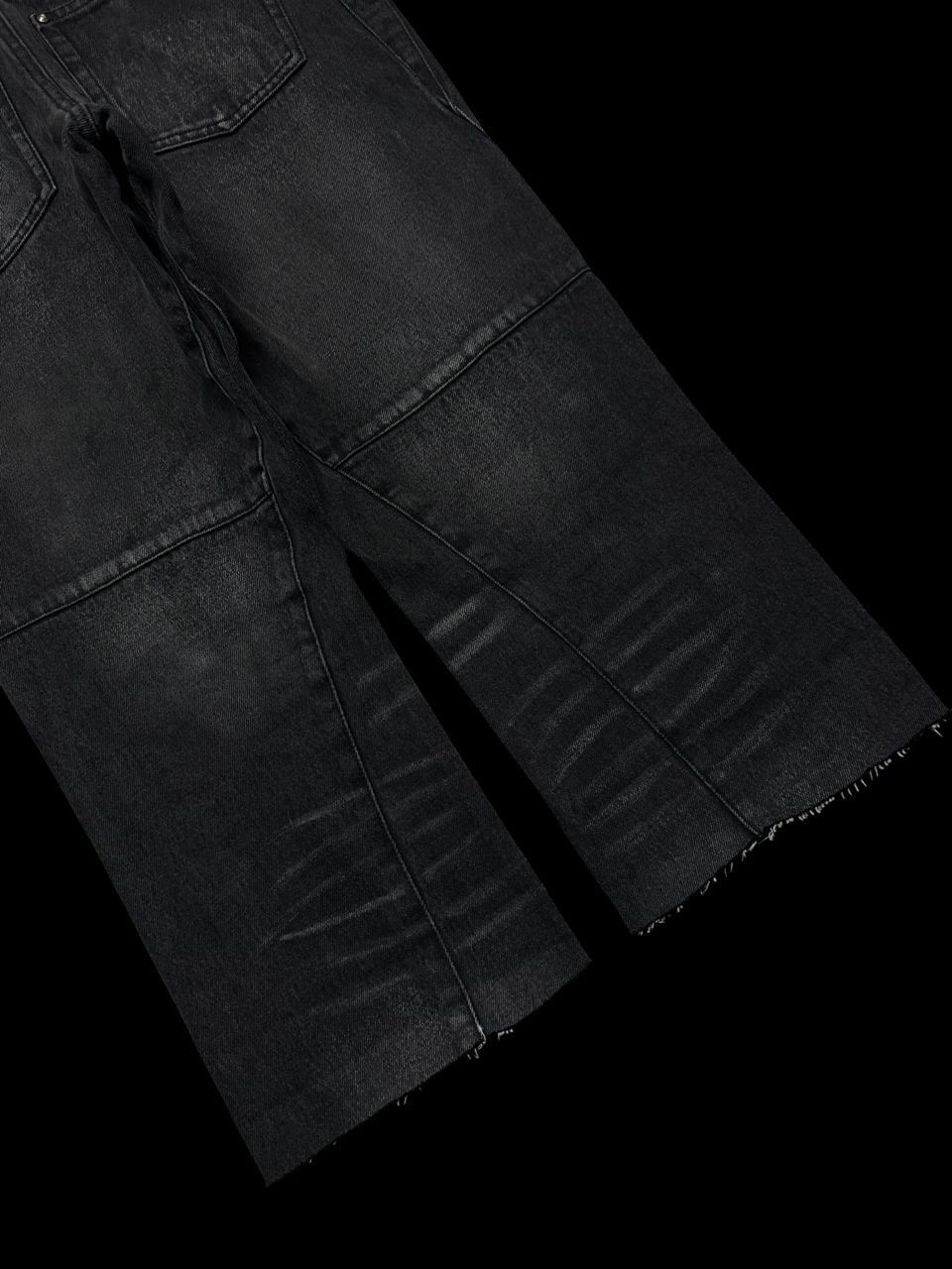 If Six Was Nine 💥Insane💥90’s Style 🇯🇵 ELLE Homme Clawmark Jorts/Cropped Jean Size US 33 - 15 Thumbnail