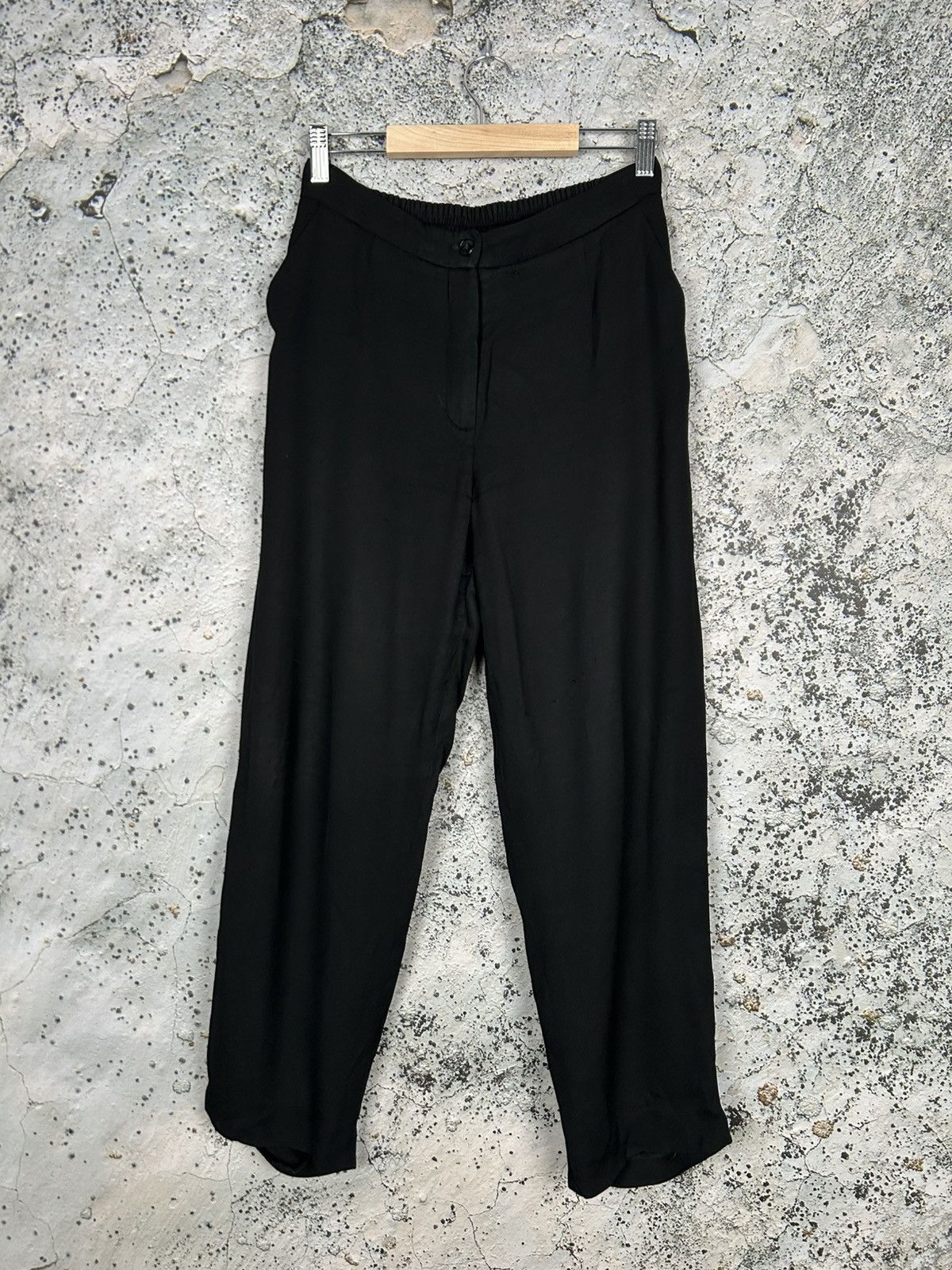 Vintage Vintage Avantgarde Viscose Pants Grunge Goth Punk Size 25" / US 0 / IT 36 - 1 Thumbnail