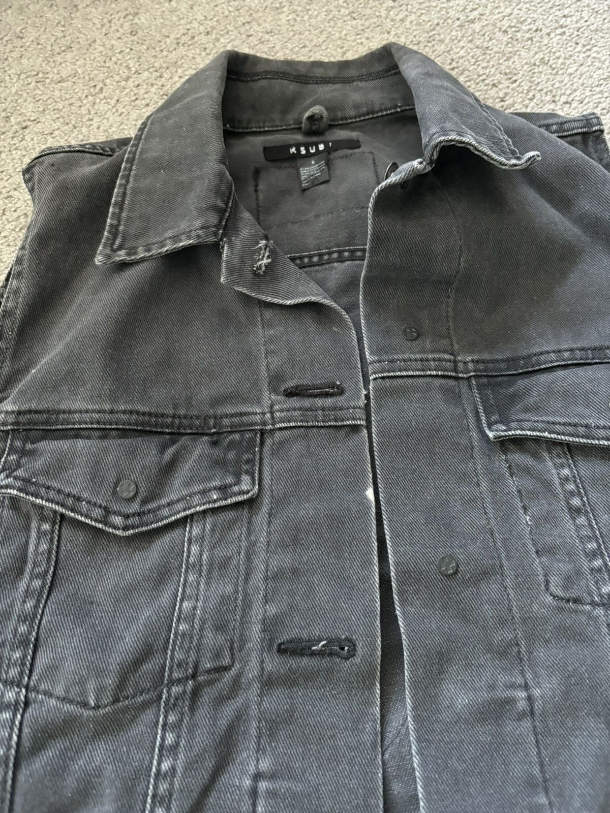 Ksubi Ksubi Classic Denim Vest with Cobra Embroidery Size US S / EU 44-46 / 1 - 17 Thumbnail