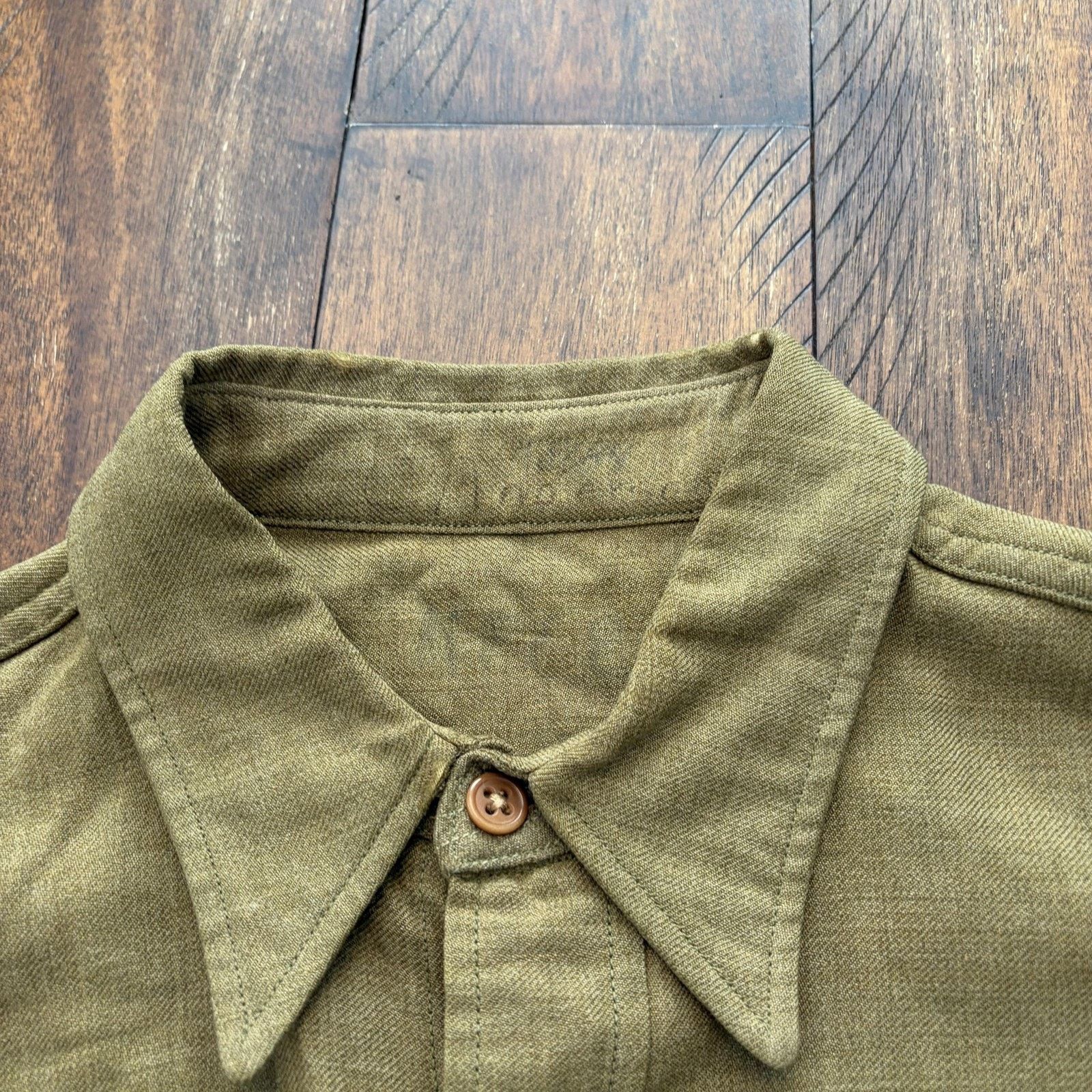 Vintage Vintage La Playa Marlboro Shirt Mens L Wool Blend 1940s Size US L / EU 52-54 / 3 - 9 Thumbnail