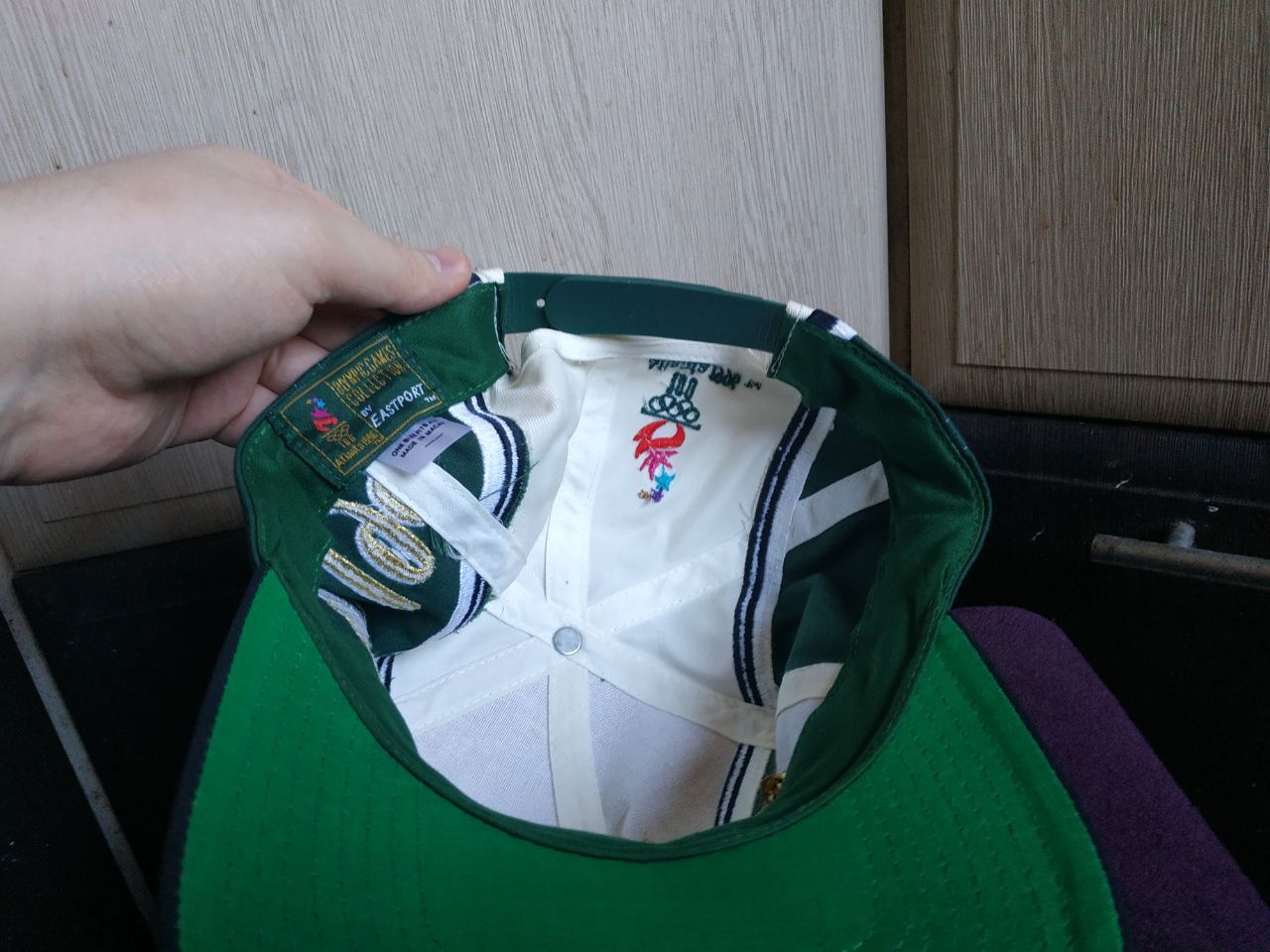USA Olympics Vintage 1996 Atlanta Olympics Hat Eastport SnapbackPanasonic Size ONE SIZE - 16 Thumbnail
