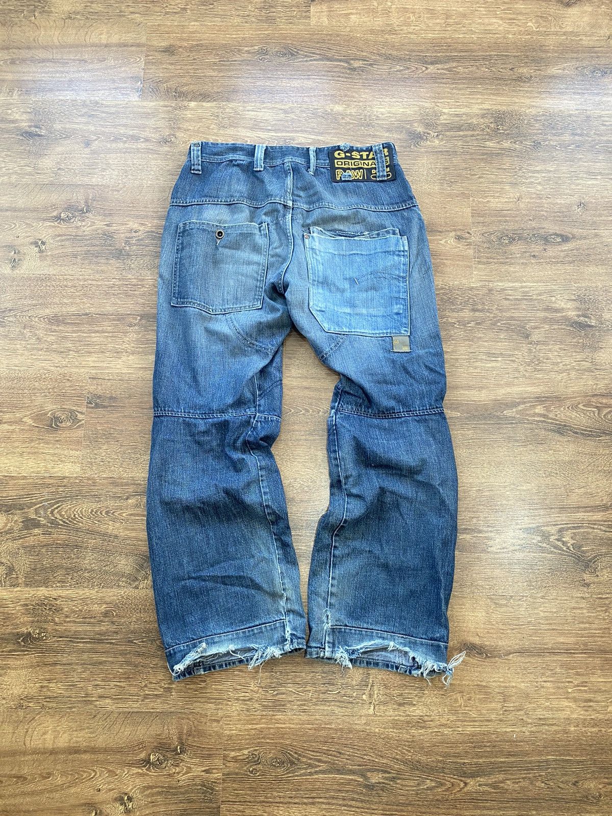 14th Addiction Vintage Y2K G Star archive Denim Cargo Baggy pants Jeans Size US 33 - 10 Thumbnail