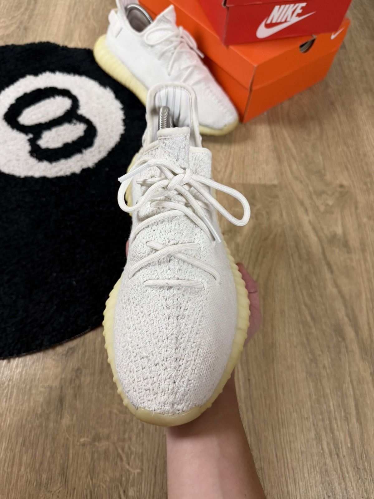 Yeezy Adidas Yeezy Boost 350 V2 Cream Size US 10 / EU 43 - 4 Thumbnail