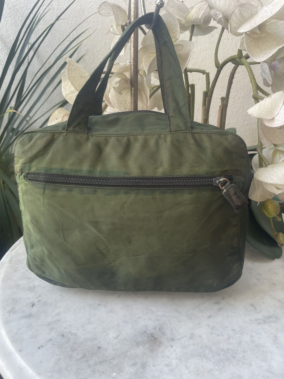 Prada Authentic Vintage PRADA nylon handBag Size ONE SIZE - 2 Thumbnail