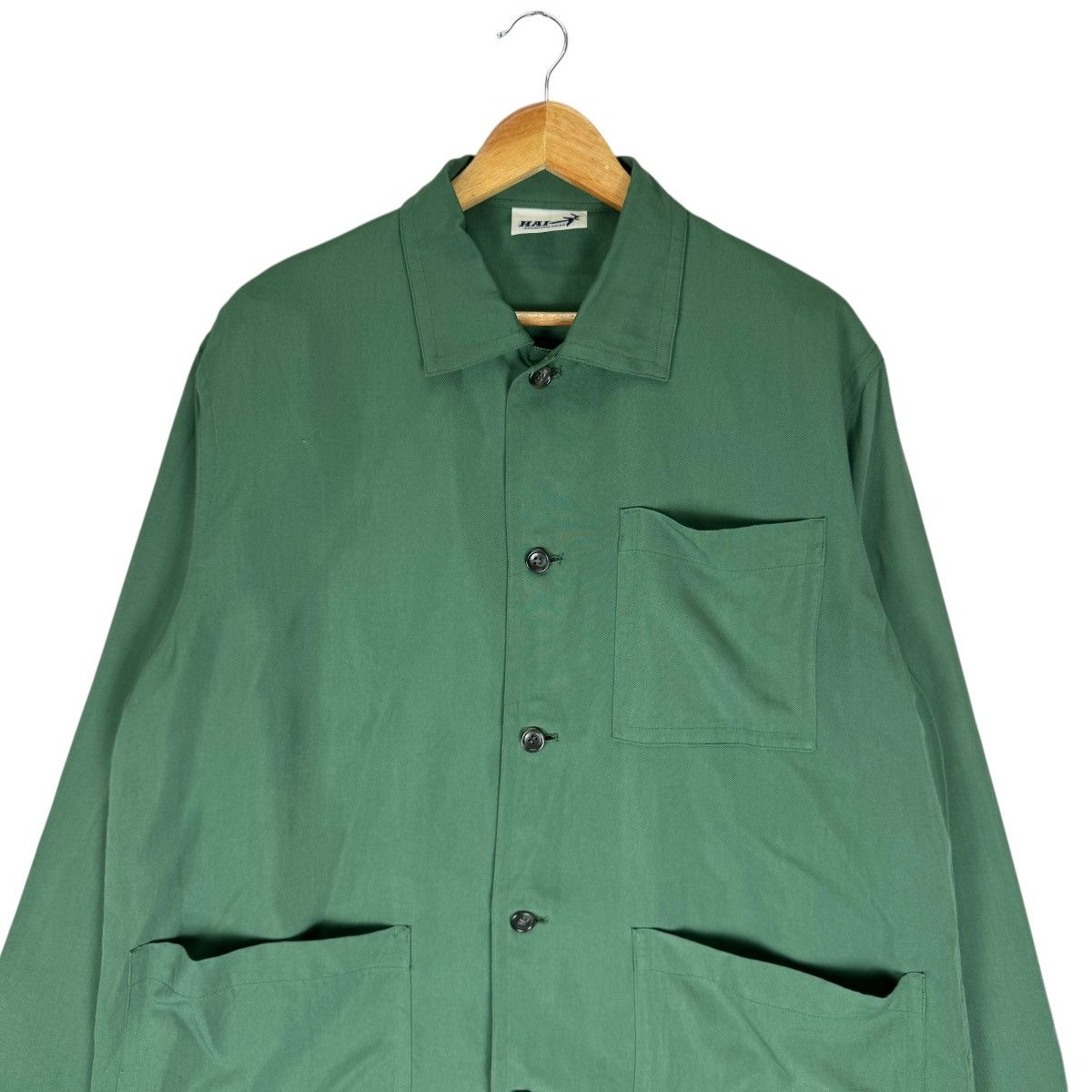 Hai Sporting Gear × Issey Miyake × Japanese Brand ☀️HAI SPORTING GEAR IS BUTTON WORKWEAR JACKET Size US M / EU 48-50 / 2 - 3 Thumbnail