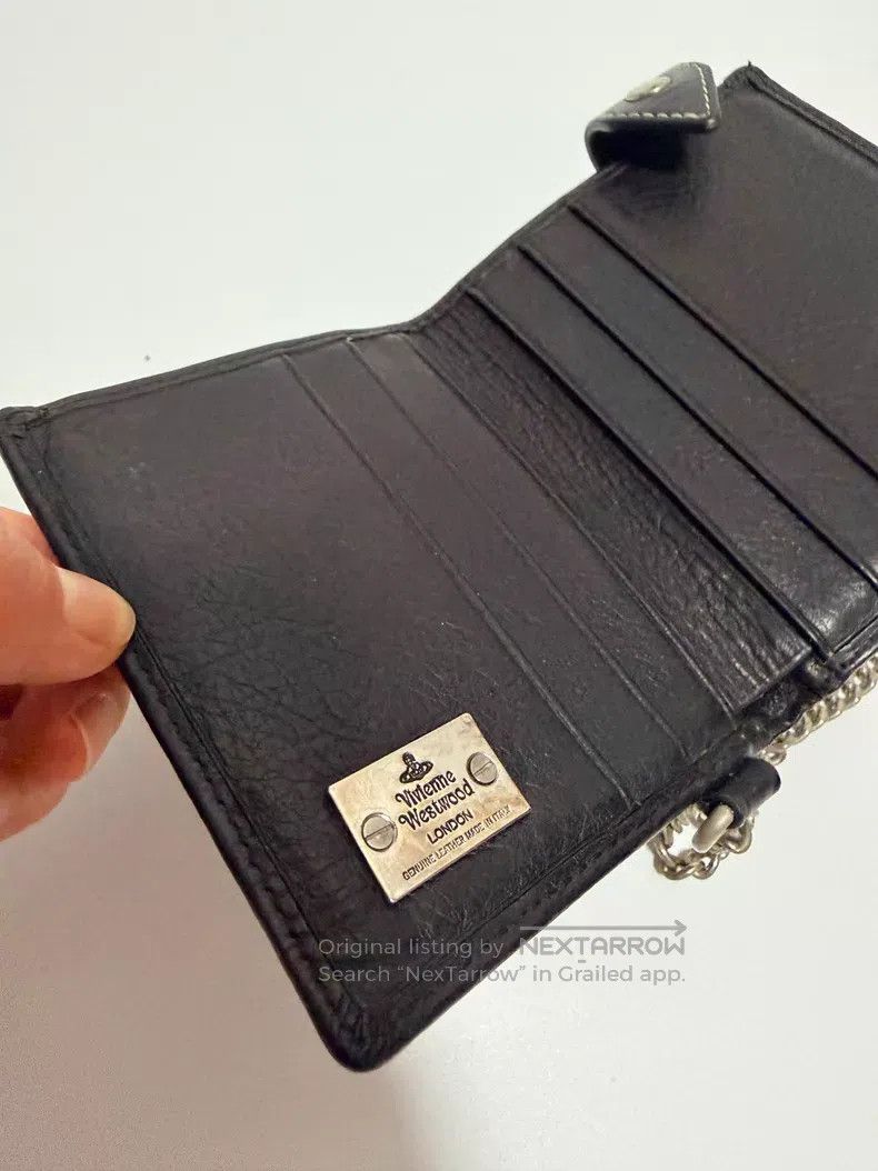 Vivienne Westwood Vivienne Westwood Graffiti Chain Cardholder Wallet Size ONE SIZE - 5 Thumbnail