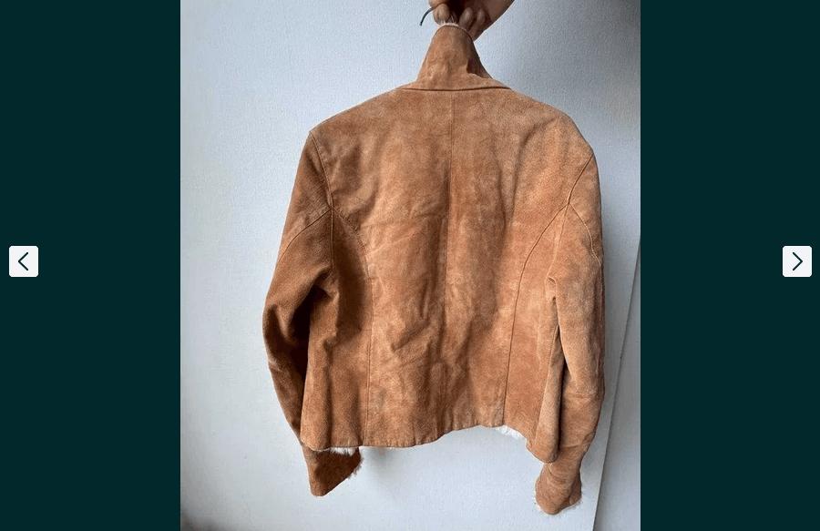 Other Rabbit fur brown leather shearling coat it sz 46 Size M / US 6-8 / IT 42-44 - 2 Thumbnail