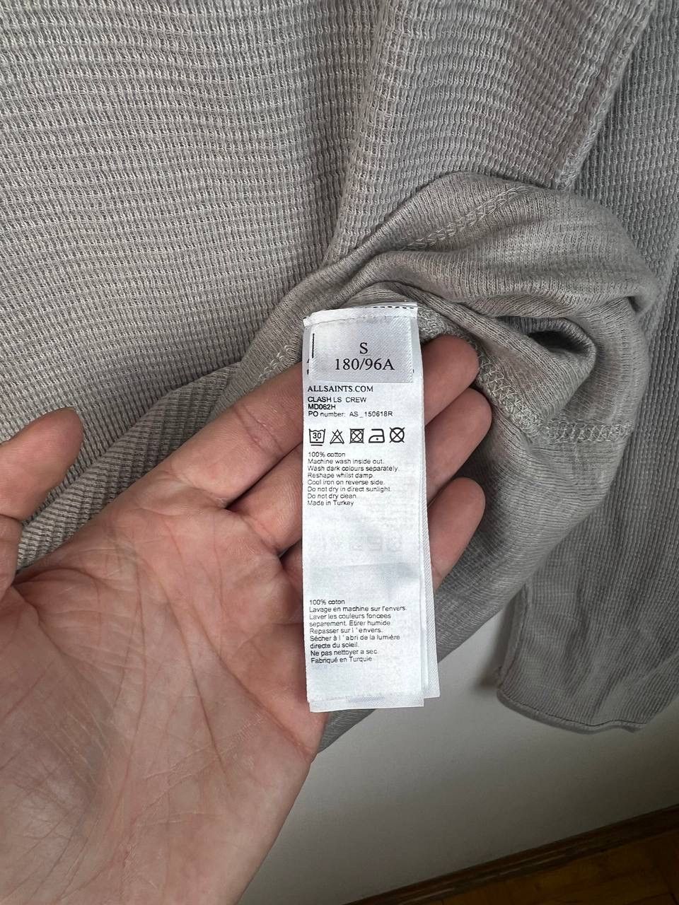 Allsaints Allsaints luxury long sleeve size S Size US S / EU 44-46 / 1 - 4 Thumbnail