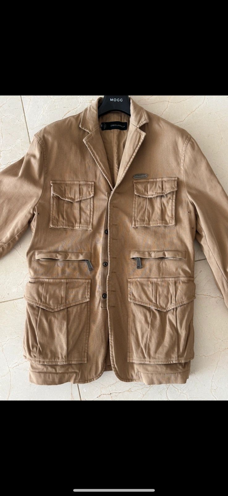 Dsquared2 Dsquared2 Military Beige Jacket Size US M / EU 48-50 / 2 - 1 Thumbnail