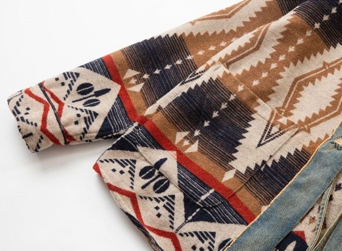 Japanese Brand [Greg Lauren style] Ethnic pattern cardigan Limited edition Size US L / EU 52-54 / 3 - 3 Thumbnail
