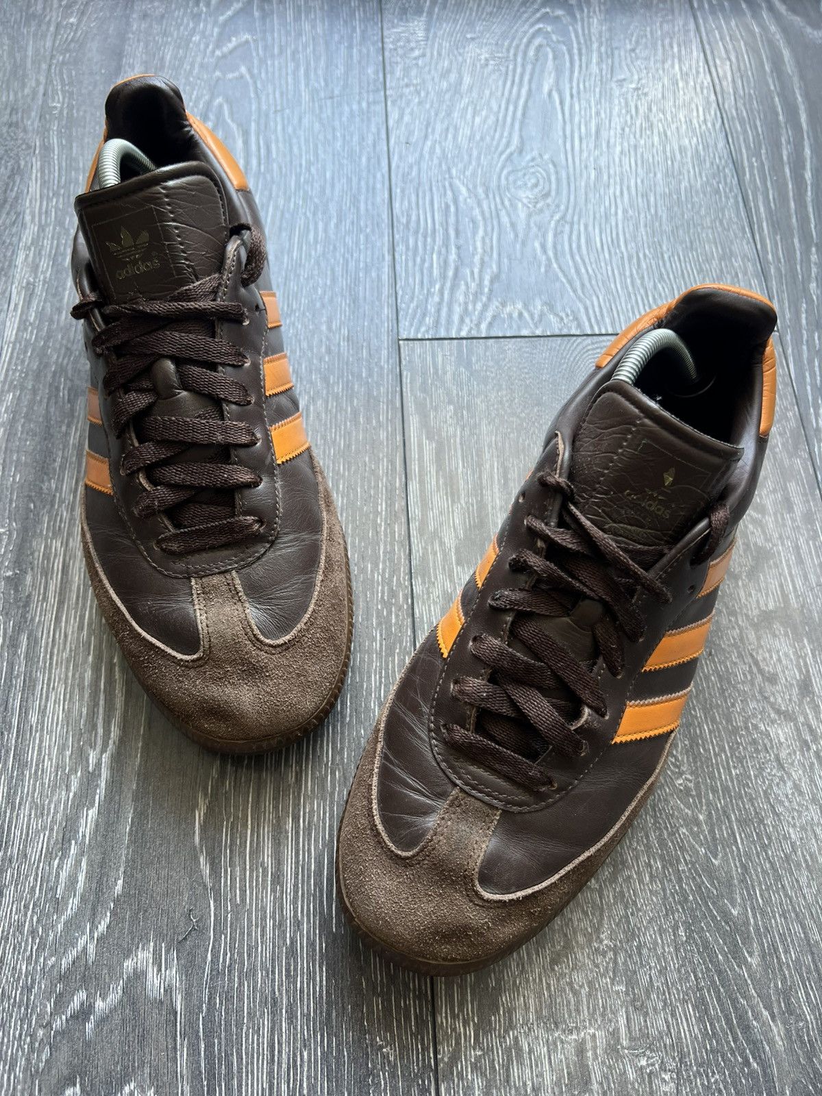 Adidas Vintage rare y2k 2006 Adidas Samba Og Low Sneakers brown Size US 8 / EU 41 - 5 Thumbnail