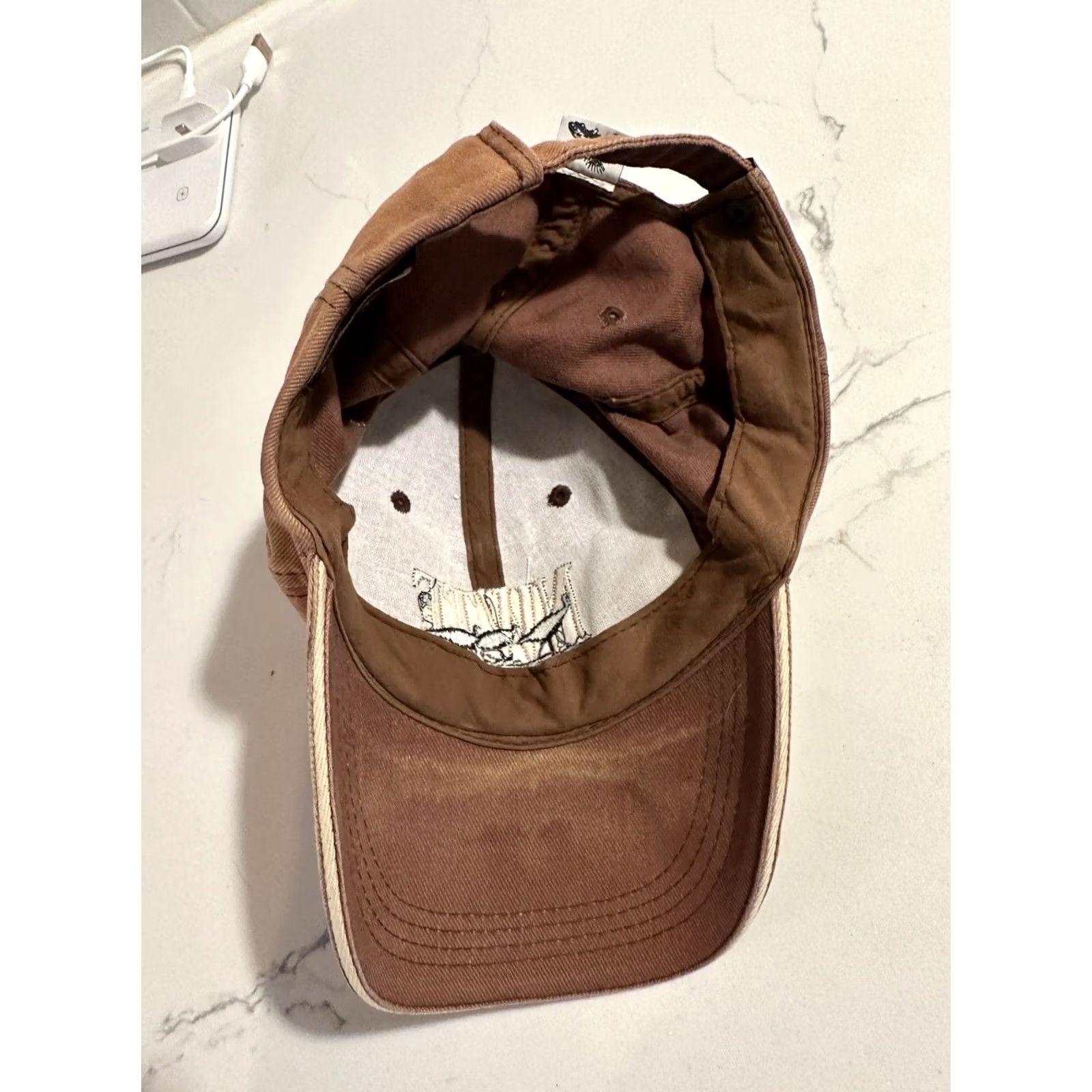 Vintage NWTF Sponsor Hat Hunting Brown Adjustable Distressed Men Cap Baseball Hat Size ONE SIZE - 5 Thumbnail