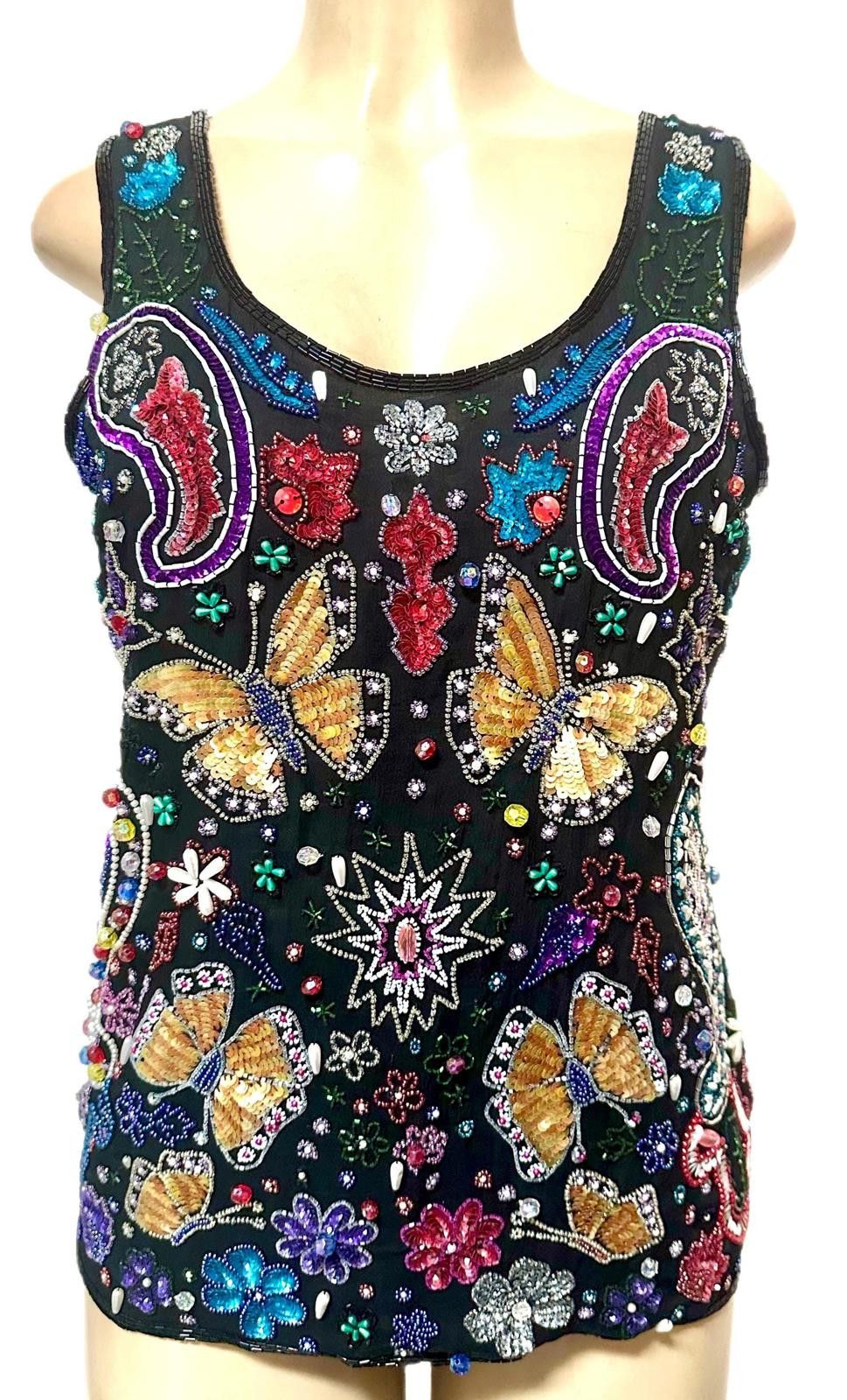 Other Sequin Top Black Multi size 12 Size XL / US 12-14 / IT 48-50 - 1 Thumbnail
