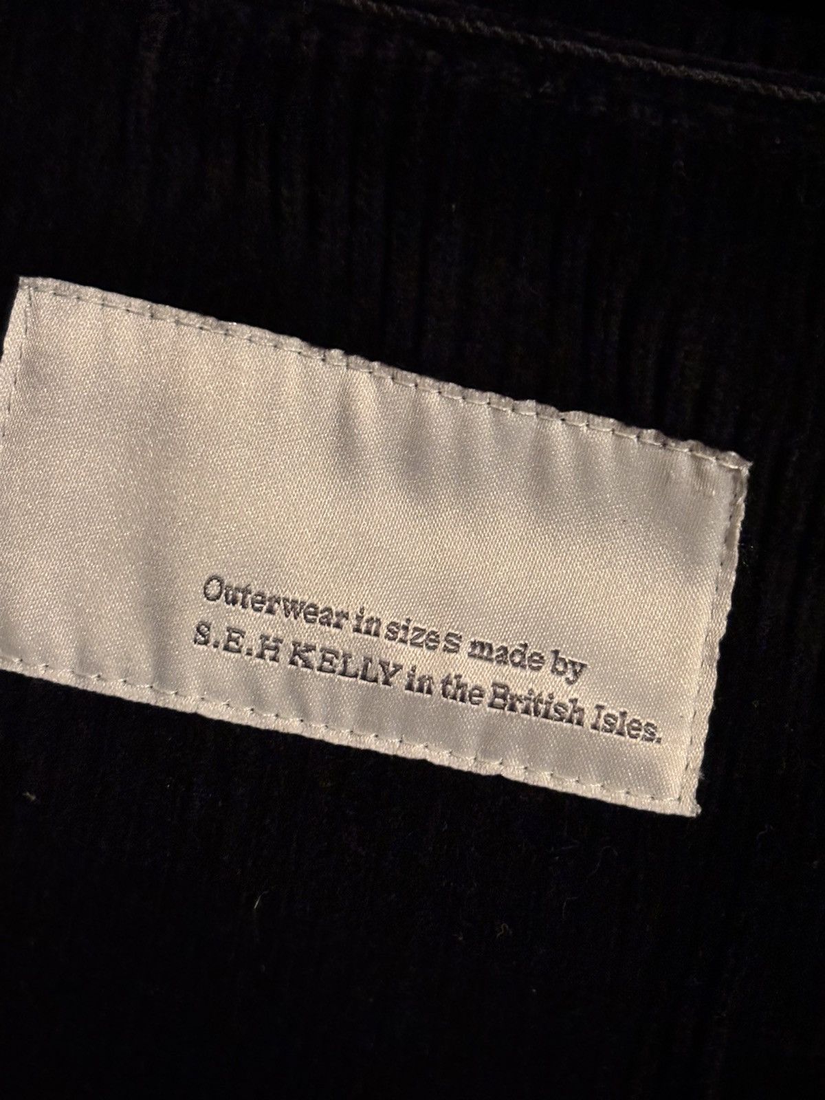 S.E.H. Kelly SEH Kelly Black Corduroy Work Jacket Size US S / EU 44-46 / 1 - 4 Thumbnail
