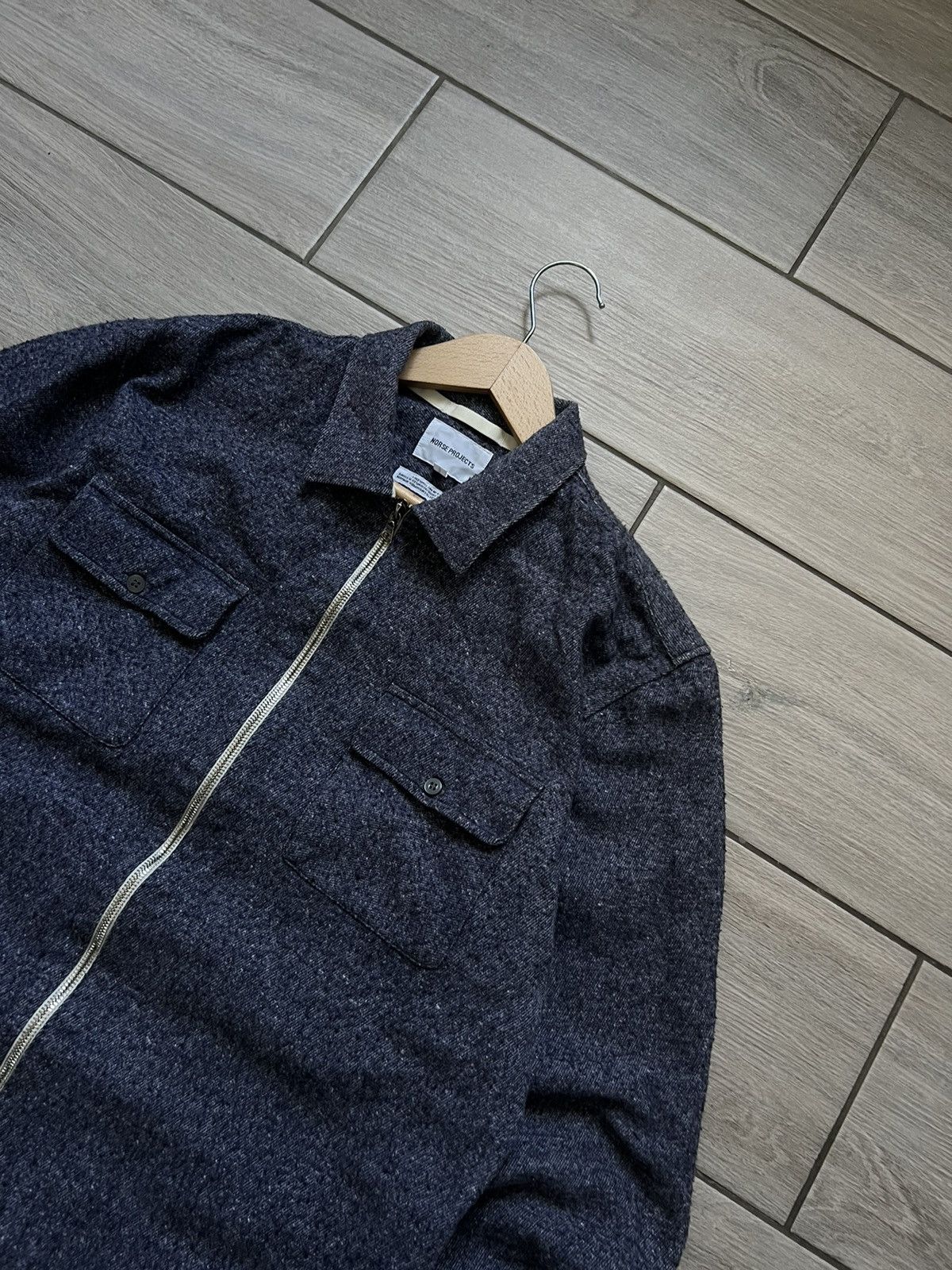 Norse Projects Vintage Overshirt NORSE PROJECTS Kyle Wool Pocket Jacket Size US L / EU 52-54 / 3 - 4 Thumbnail