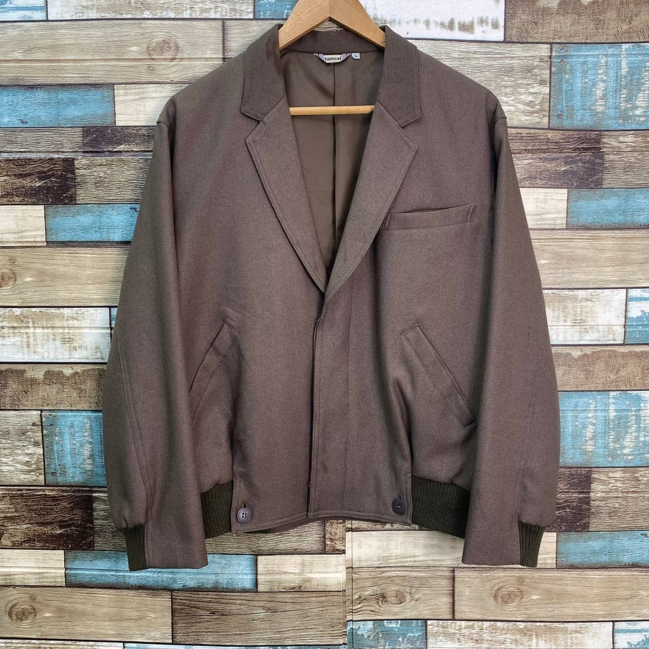 Kansai Yamamoto Vintage 90s Kansai Yamamoto "Uniform" Blazer Bomber Jacket Size US L / EU 52-54 / 3 - 2 Thumbnail