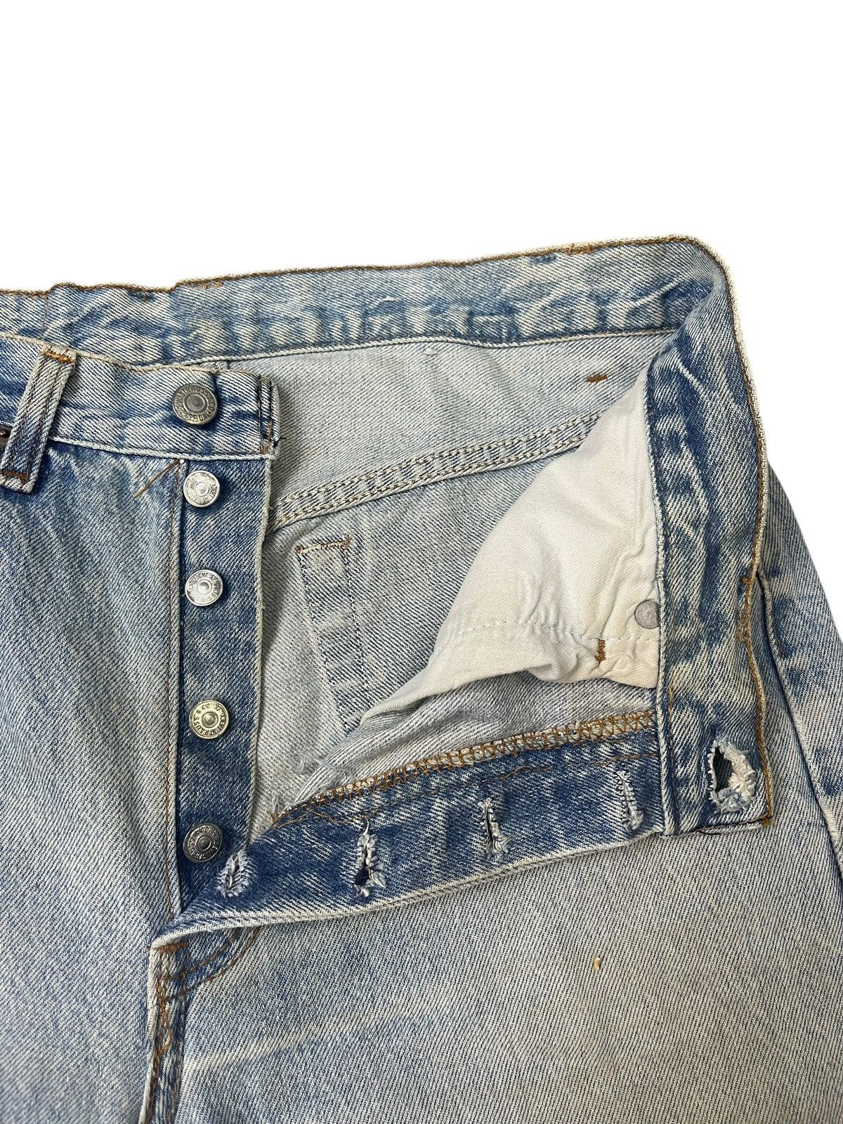 Levi's Vintage 80’s Levi’s 501 Jeans Distressed Streetwear Size US 33 - 5 Thumbnail