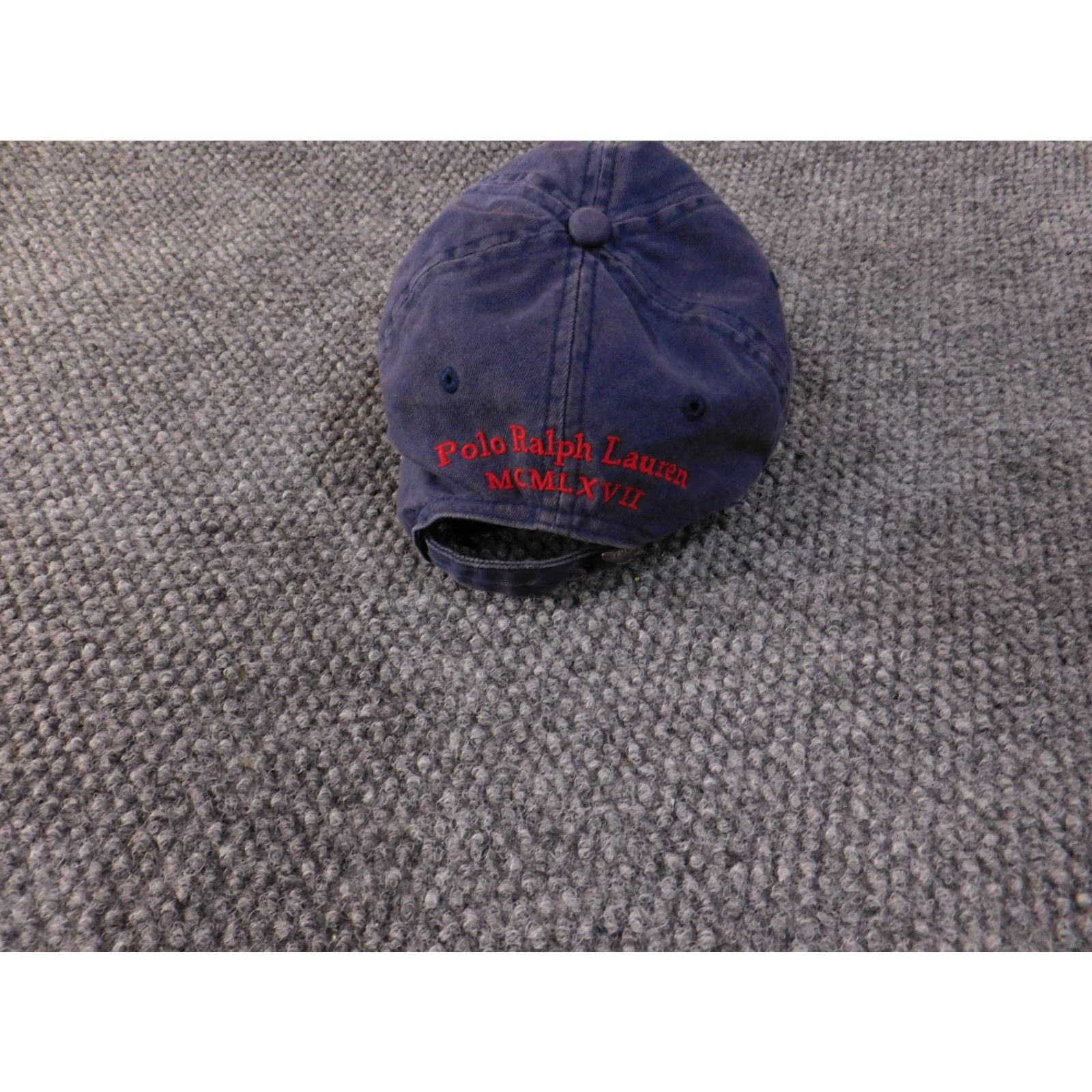 Polo Ralph Lauren Polo Ralph Lauren Hat Cap Strap Blue Big Pony Embroidered Adjustable One Size Mens Baseball Cap Size US M / EU 48-50 / 2 - 4 Thumbnail
