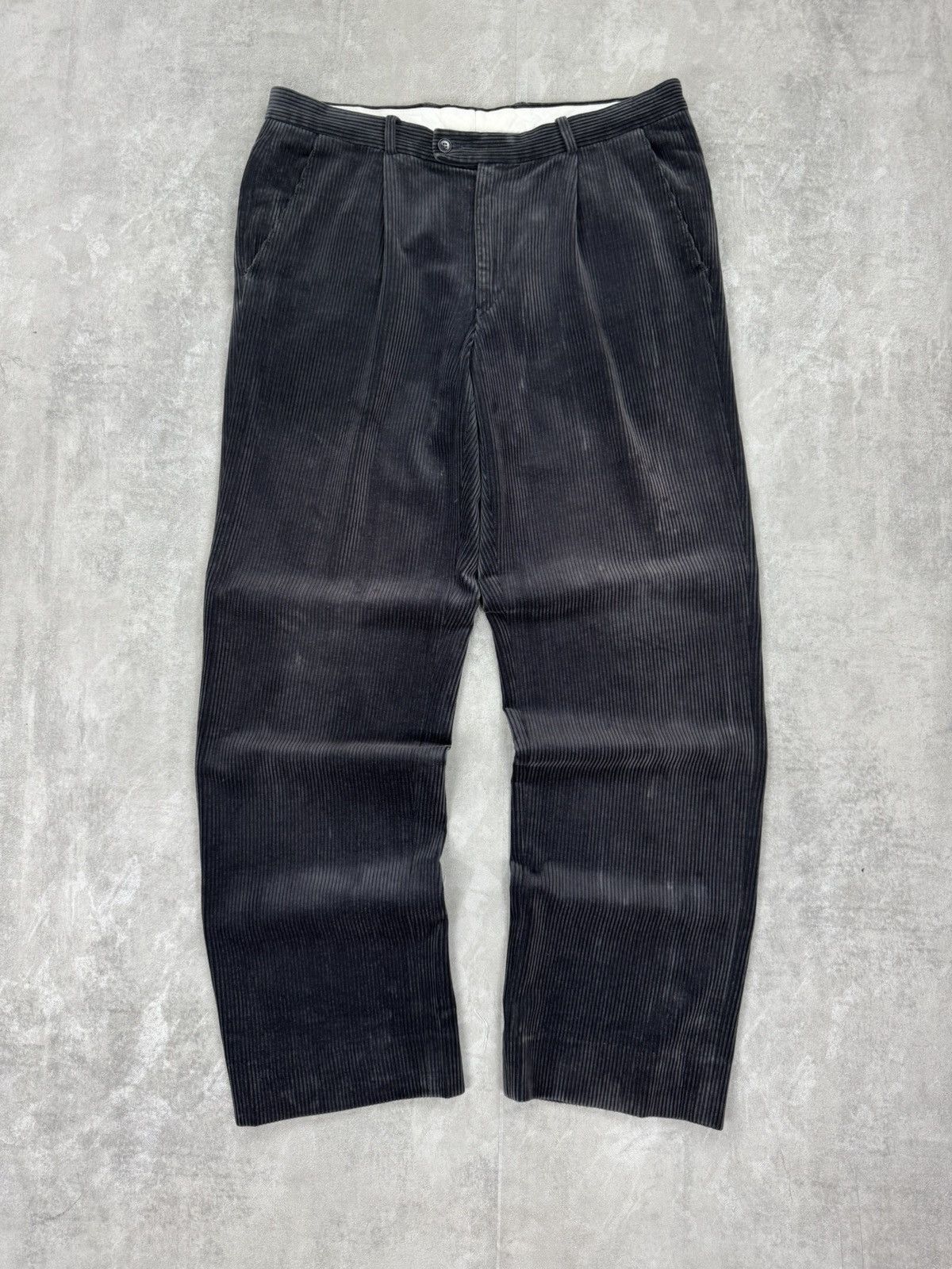 Vintage VELVET GRAY TROUSERS PANTS COMET Mens size 33 Size US 34 / EU 50 - 1 Thumbnail