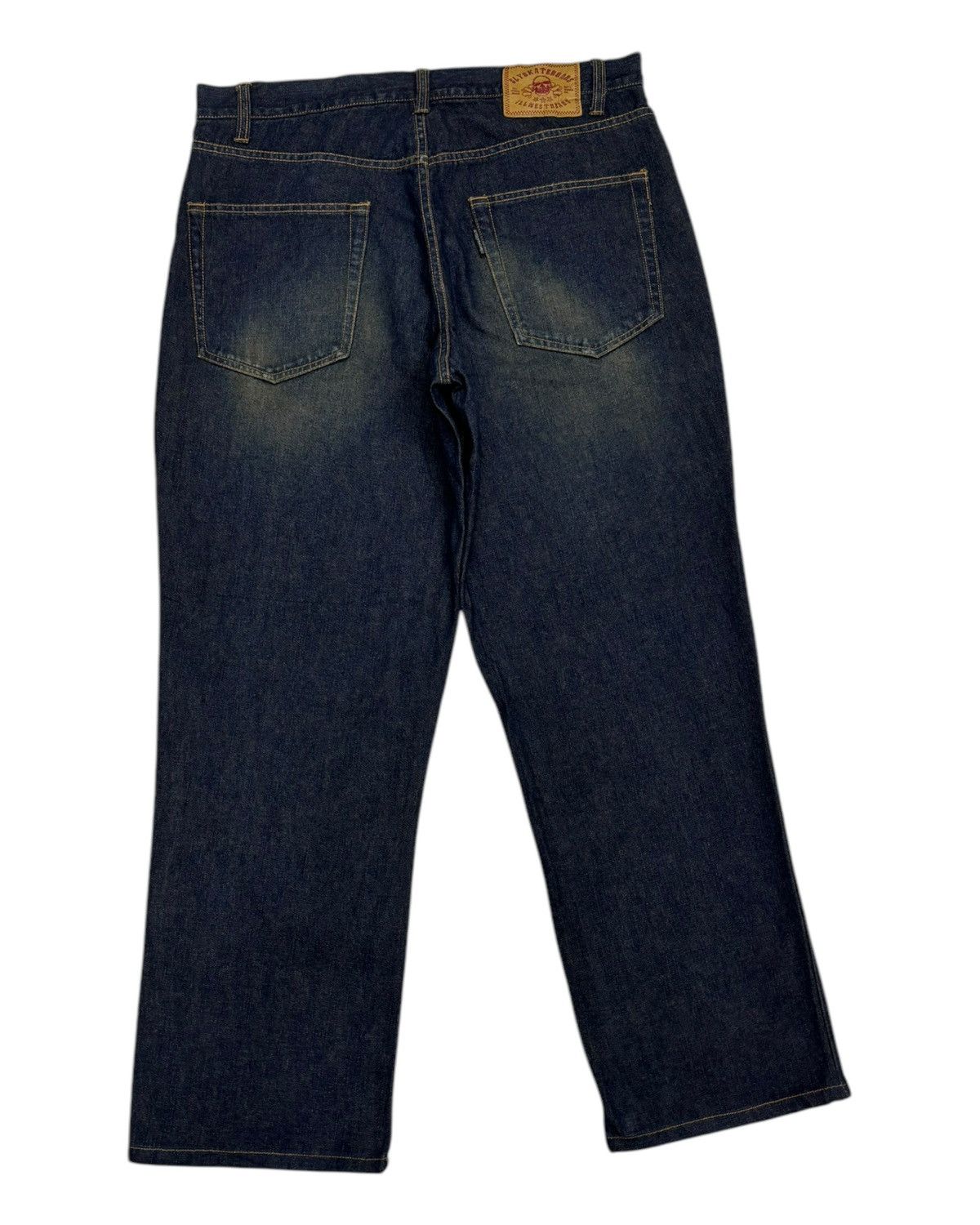 If Six Was Nine × Japanese Brand × Le Grande Bleu (L.G.B.) Sly Skateboards Baggy Jeans Rusty Distressed Style Jean Size US 36 / EU 52 - 4 Thumbnail