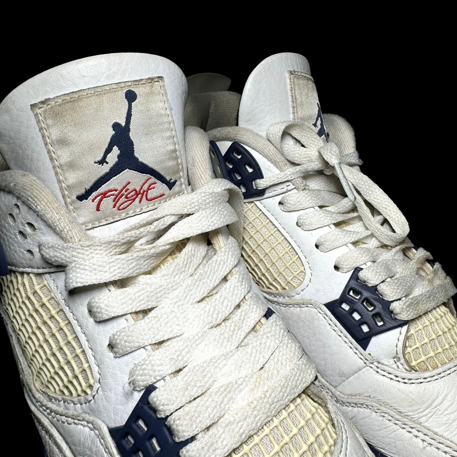 Jordan Brand × Nike Nike Air Jordan 4 Retro Midnight Navy Men's Shoes - Size 7 Size US 7 / EU 40 - 5 Thumbnail