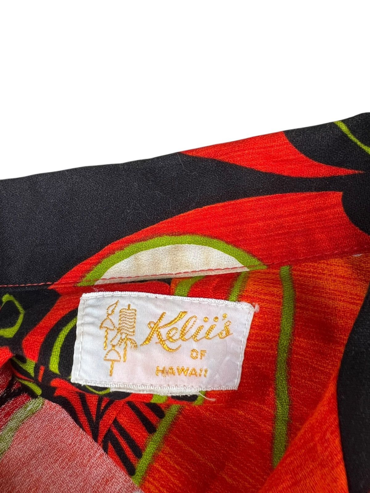 Vintage Vintage 60s 70s Kelii’s of Hawaii Psychedelic Hawaiian Shirt Size US M / EU 48-50 / 2 - 19 Thumbnail