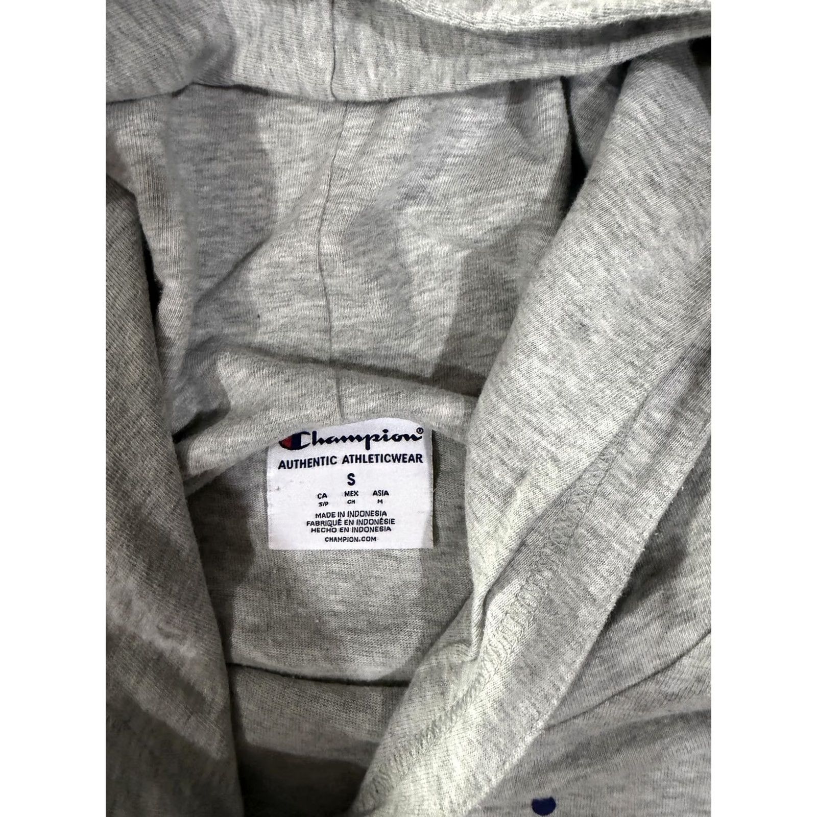 Champion Champion Hoodie Mens S Gray Lightweight Pullover Kangaroo Pocket Logo Size US S / EU 44-46 / 1 - 4 Thumbnail