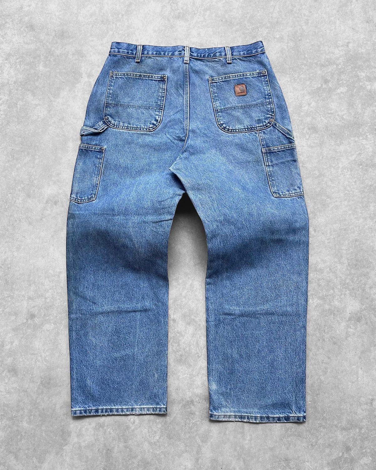 Carhartt Fadedd Darkstone Carhartt Double Knee Pant B73-DST🐋 Size US 36 / EU 52 - 5 Thumbnail