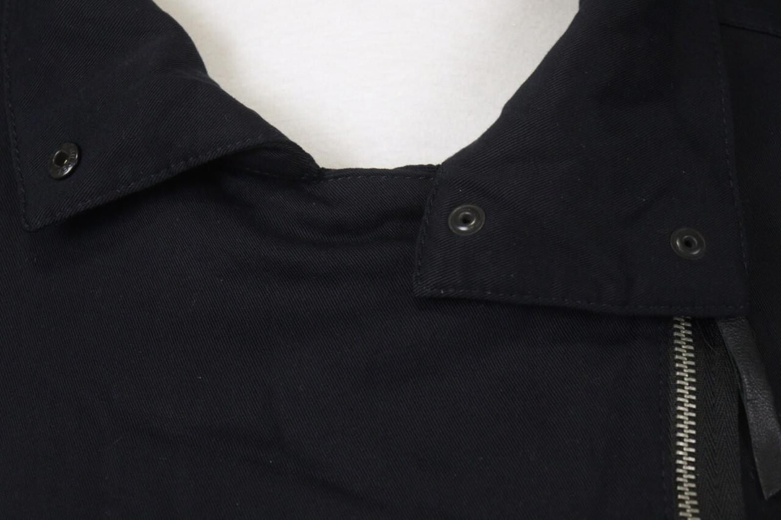 Allsaints AllSaints Black Lyocell Mock Zipper Knox Parka Jacket Size 4 Size S / US 4 / IT 40 - 6 Thumbnail