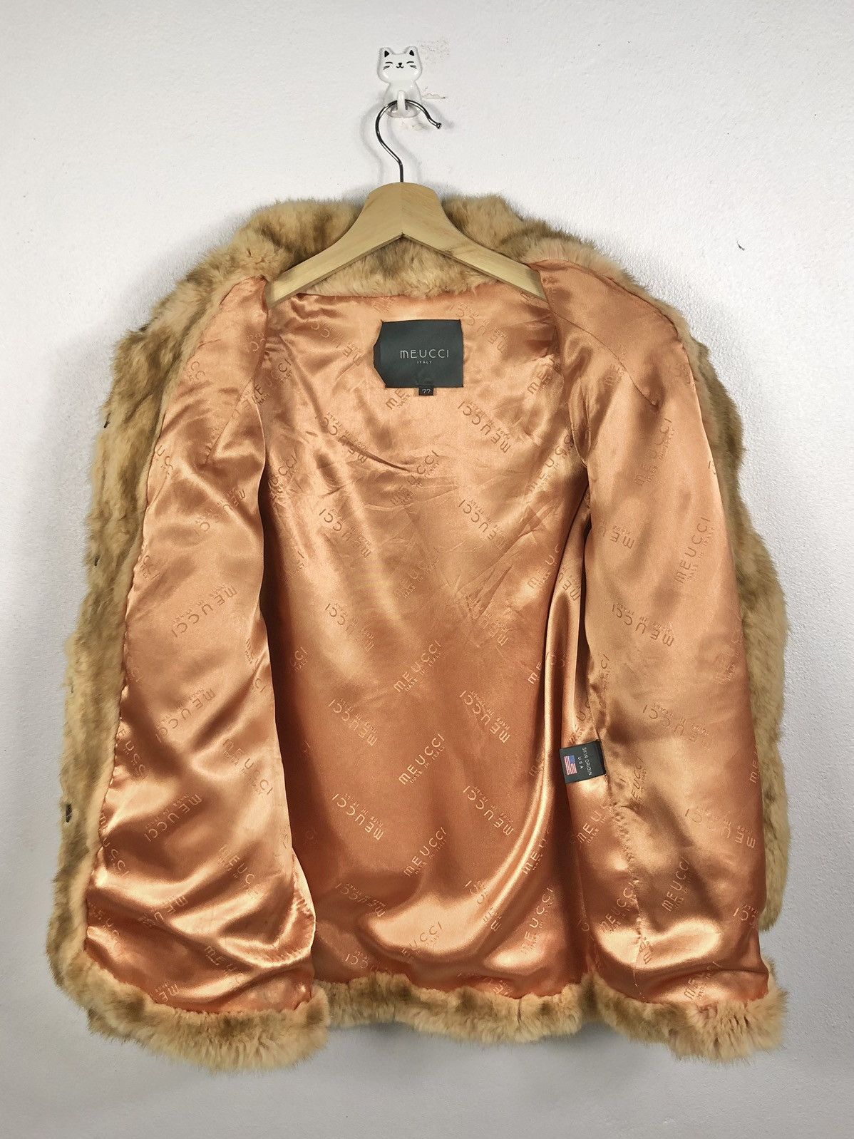 Vintage Rare Vintage Meucci Italy Fur Mohair Jacket Made in Italy Size US M / EU 48-50 / 2 - 7 Thumbnail