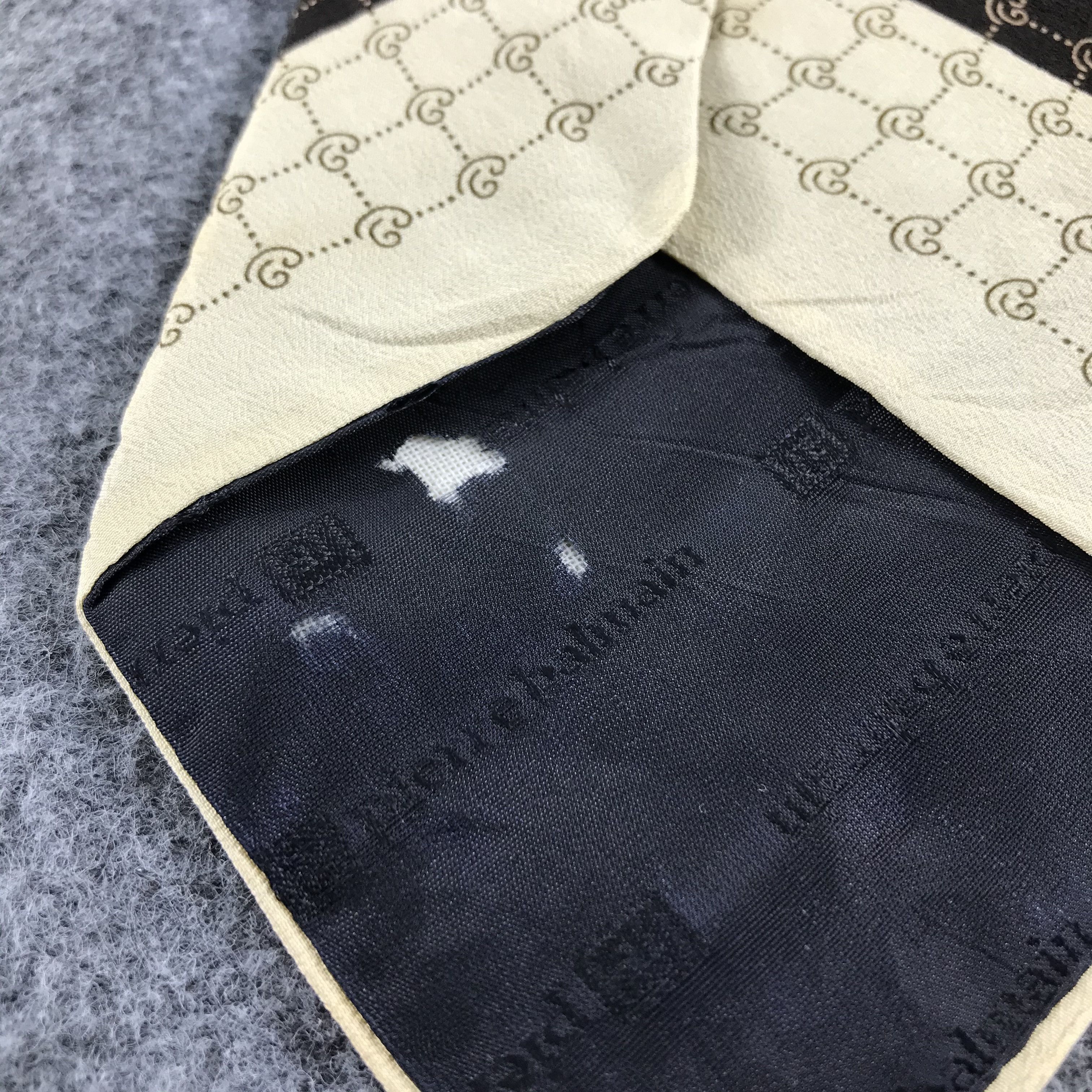 Pierre Balmain × Vintage Vintage Pierre Balmain Monogram Silk Neck Ties T25 Size ONE SIZE - 5 Thumbnail