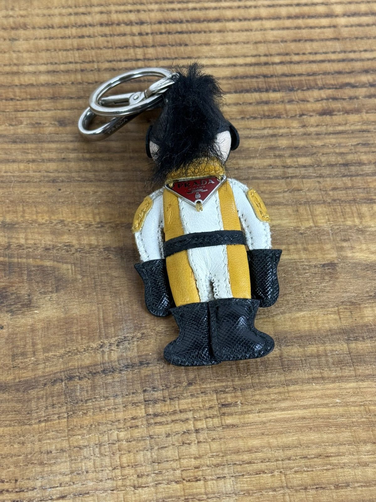 Prada Prada Ski Lady Leather Key Holder Limited Edition Bag Charm Size ONE SIZE - 4 Thumbnail