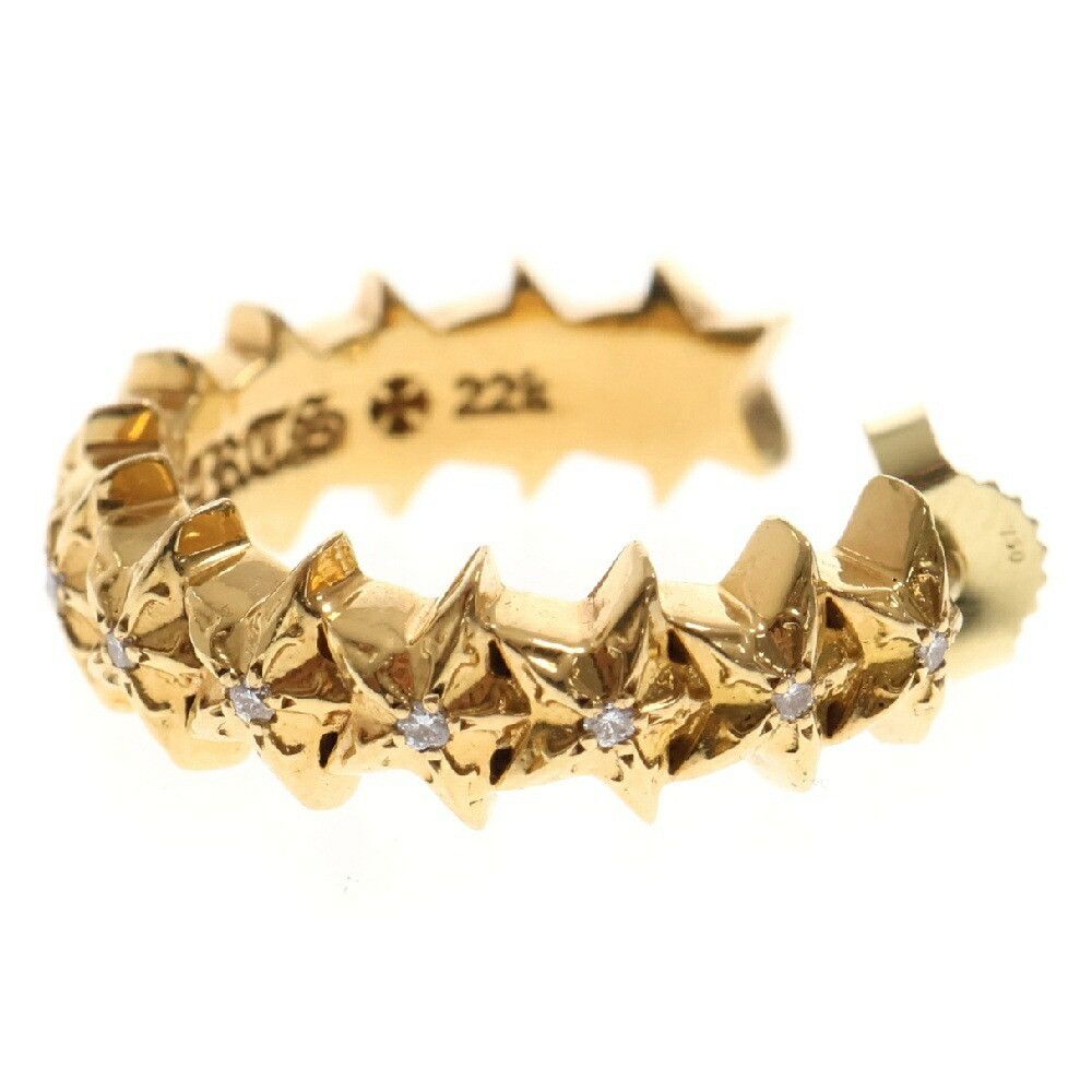 Chrome Hearts Chrome Hearts Tiny 5 Point Star Band Earring Size ONE SIZE - 2 Thumbnail