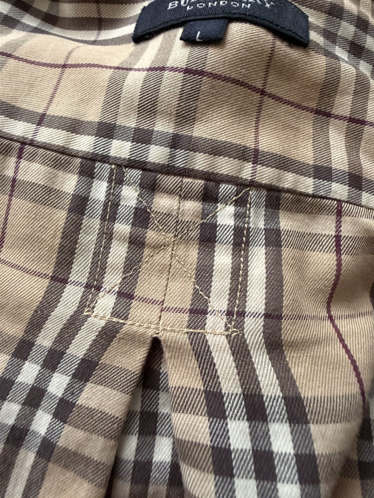 Burberry vintage burberry shirt Size US L / EU 52-54 / 3 - 8 Thumbnail