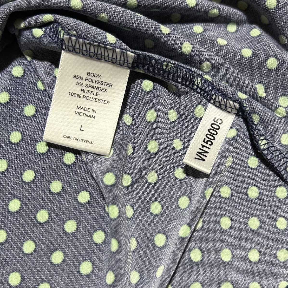 Other 7th Avenue Design Studio Top Ruffle Blouse Polka Dot Large Size L / US 10 / IT 46 - 8 Thumbnail