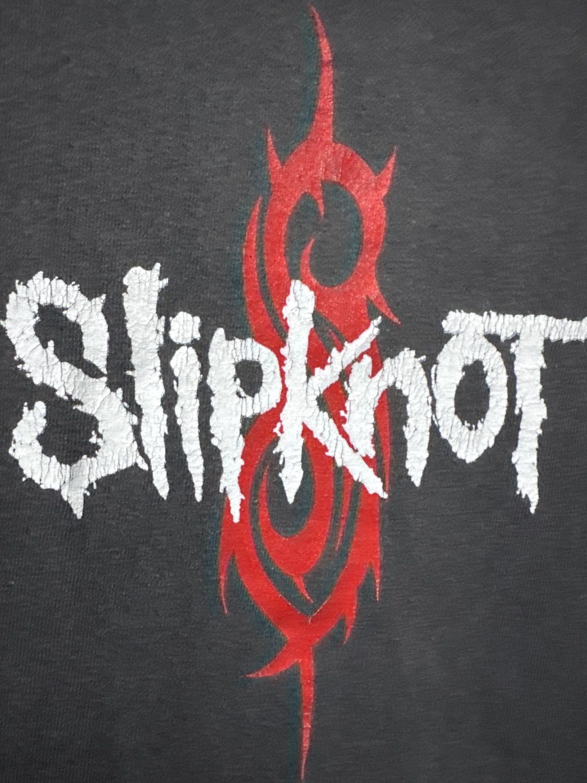Band Tees Vintage 99's Slipknot Barcode Metal Band Logo Black Size US XL / EU 56 / 4 - 5 Thumbnail