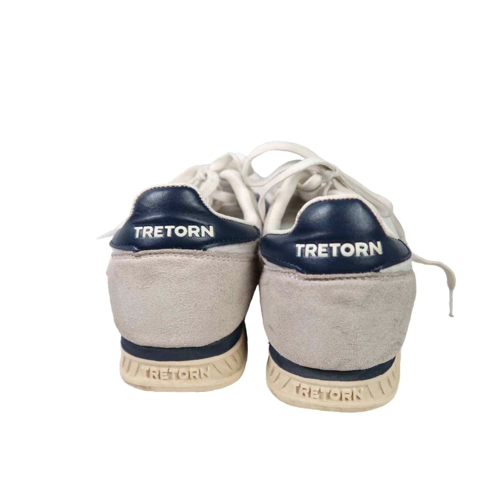 Tretorn Tretorn Sneaker Women's 7 White Navy Rawlins Retro Casual Suede Fabric Spring Summer Fall Size US 7 / IT 37 - 5 Thumbnail