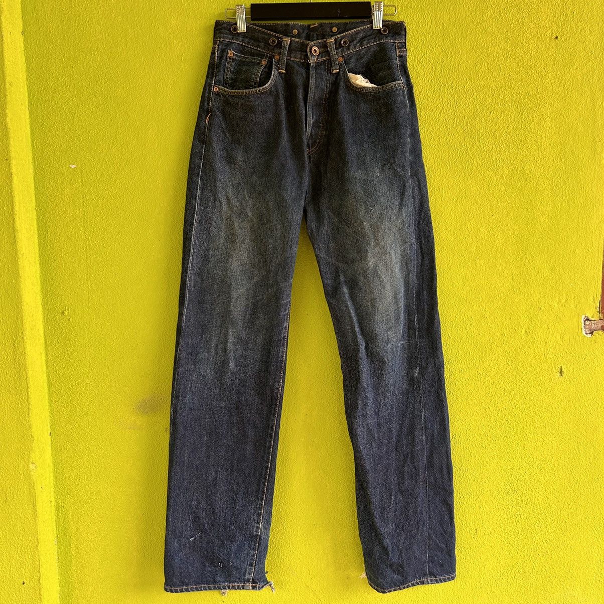 Edwin Vintage Edwin Overalls Sanforized Selvedge Distressed Denim Size US 30 / EU 46 - 1 Thumbnail