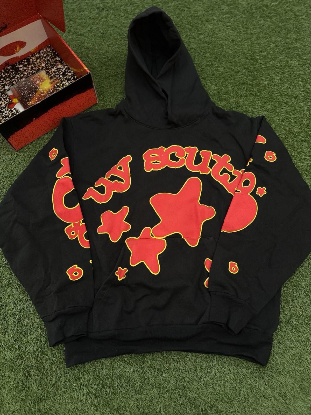 Sp5der Sp5der Worldwide Black Red Hoodie Size (Medium) NEW Box + CD Size US M / EU 48-50 / 2 - 1 Thumbnail