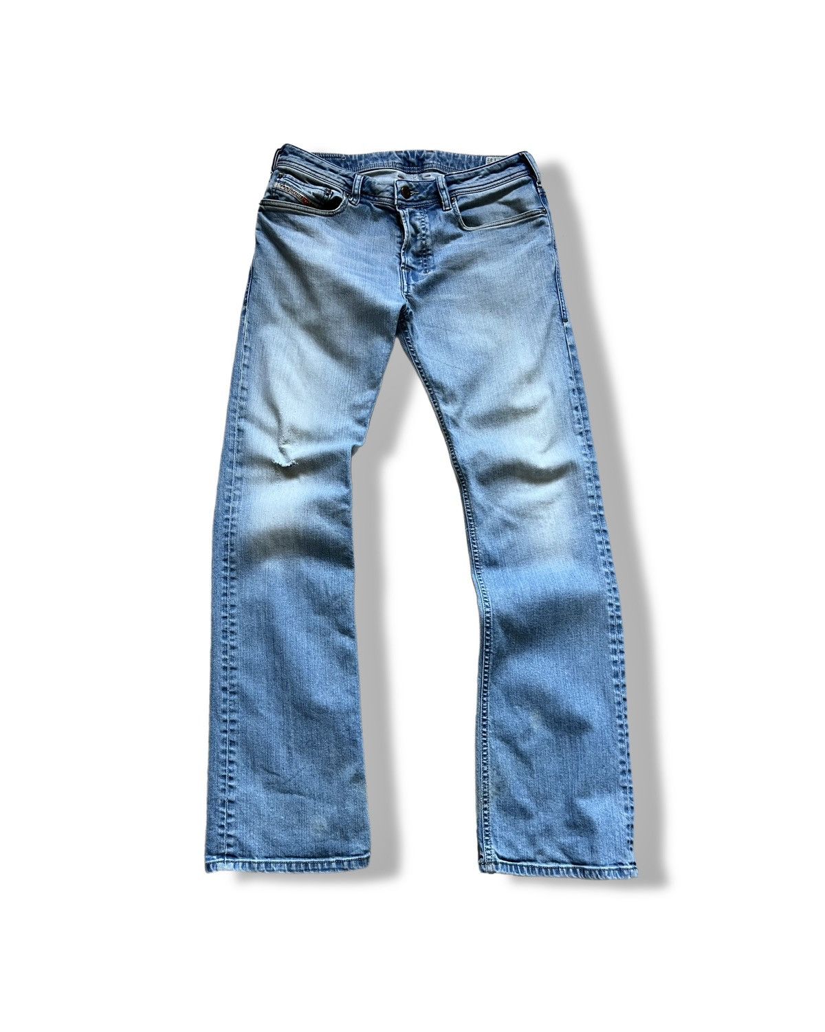 Other Vintage y2k Diesel Baggy Distressed Wide Jeans Washed Size US 28 / EU 44 - 1 Thumbnail
