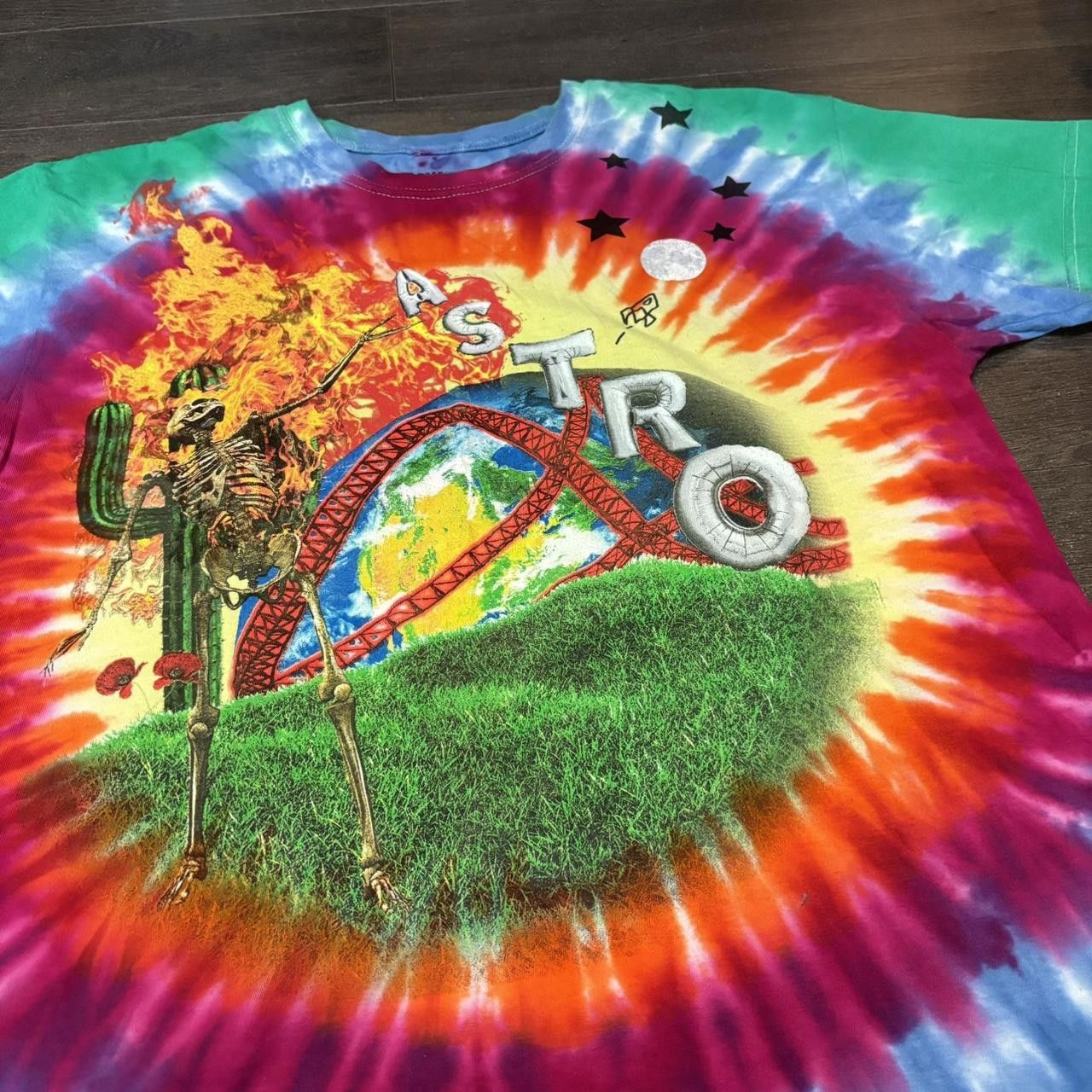 Travis Scott Travis Scott Tie Dye Astro World T Shirt Large Size US L / EU 52-54 / 3 - 1 Thumbnail