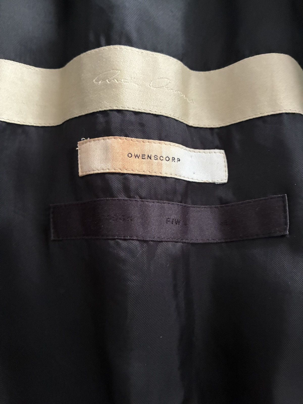 Rick Owens RICK OWENS Mastodon Tusk Coat wool S 48 Size US S / EU 44-46 / 1 - 2 Thumbnail