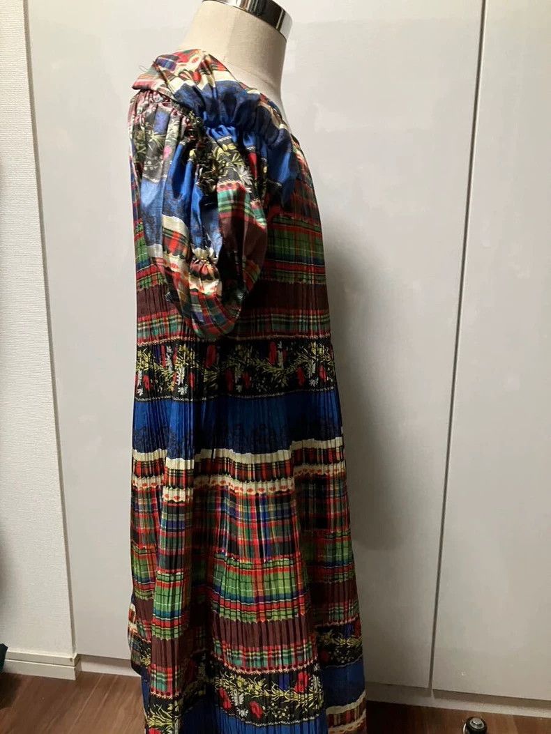 Comme des Garcons Comme Des Garcons Blue patterned dress Size M / US 6-8 / IT 42-44 - 5 Thumbnail