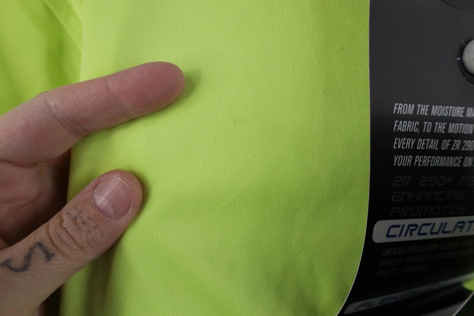 Vintage New Zero Restriction Forged Collared Golf Golfing Polo Lime Size US L / EU 52-54 / 3 - 10 Thumbnail