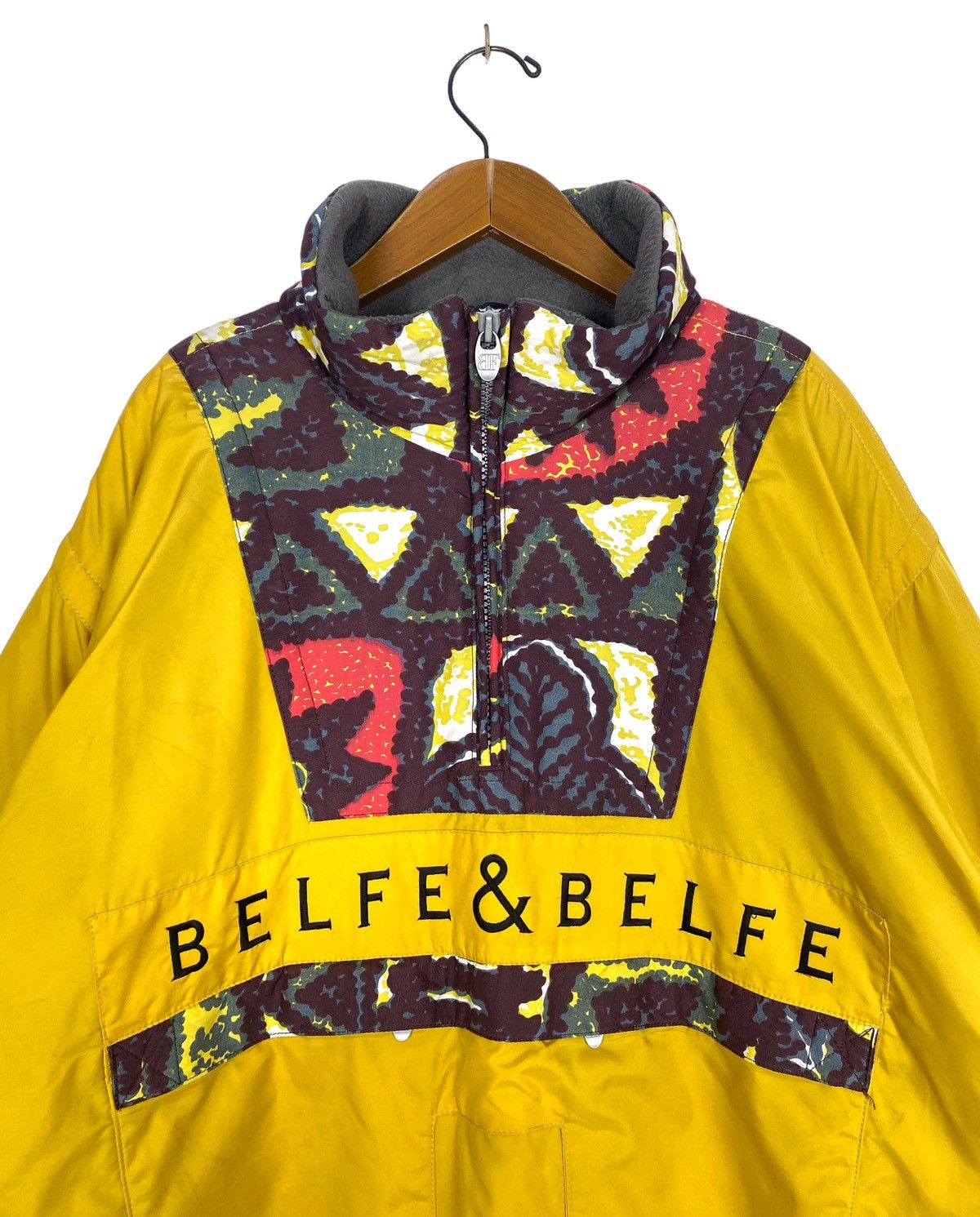 Japanese Brand Rare‼️ Belfe & belfe Jacket Big Logo Hoodie Made in Japan Size US M / EU 48-50 / 2 - 4 Thumbnail