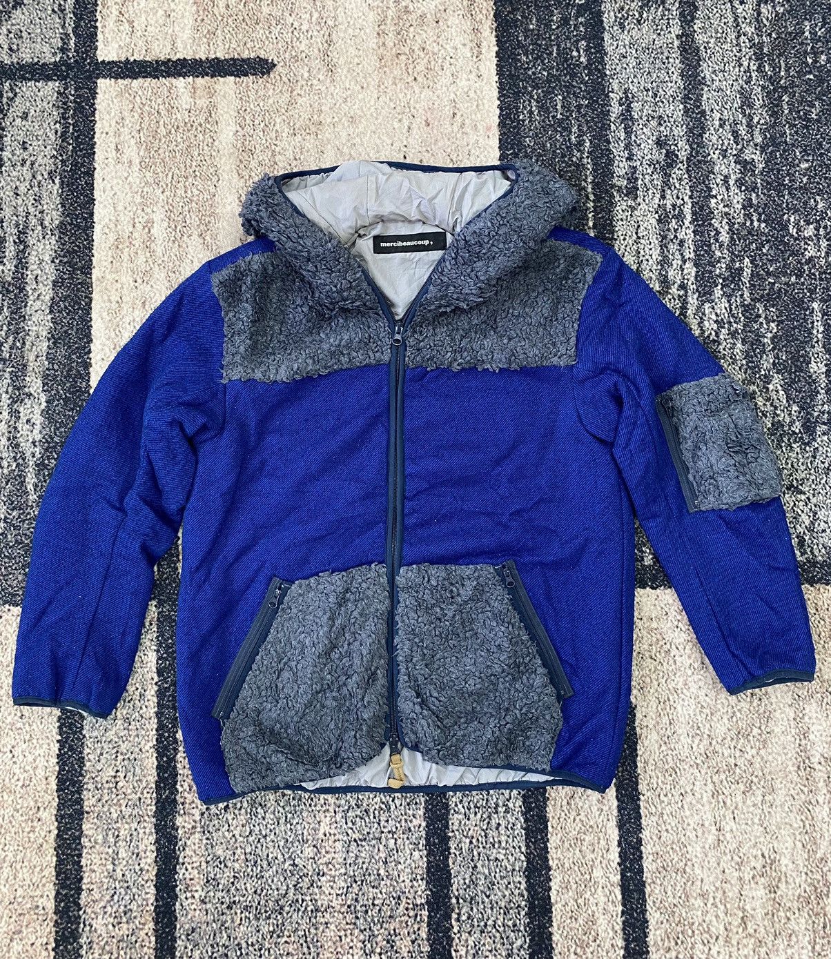 Issey Miyake × Japanese Brand × mercibeaucoup Issey Miyake ‘mercibeaucoup’ Hooded Jacket Size US L / EU 52-54 / 3 - 2 Thumbnail