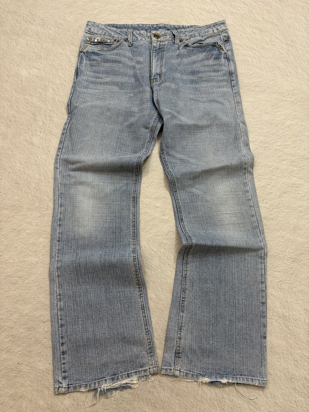 Hysteric Glamour 2000s Studet punk japan bootcut Denim y2k style Size US 33 - 6 Thumbnail
